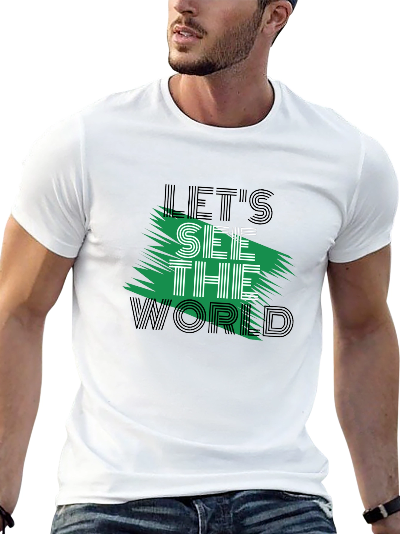 Lets See the World Graphic T-Shirt