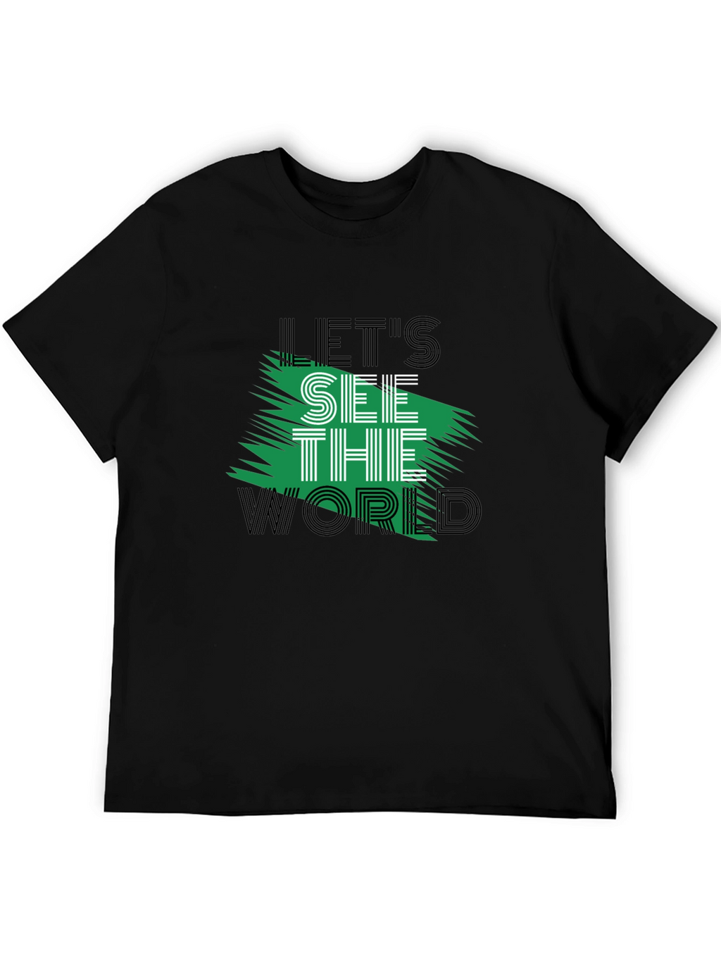 Lets See the World Graphic T-Shirt