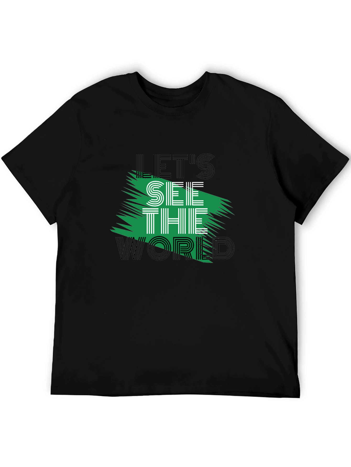 Lets See the World Graphic T-Shirt