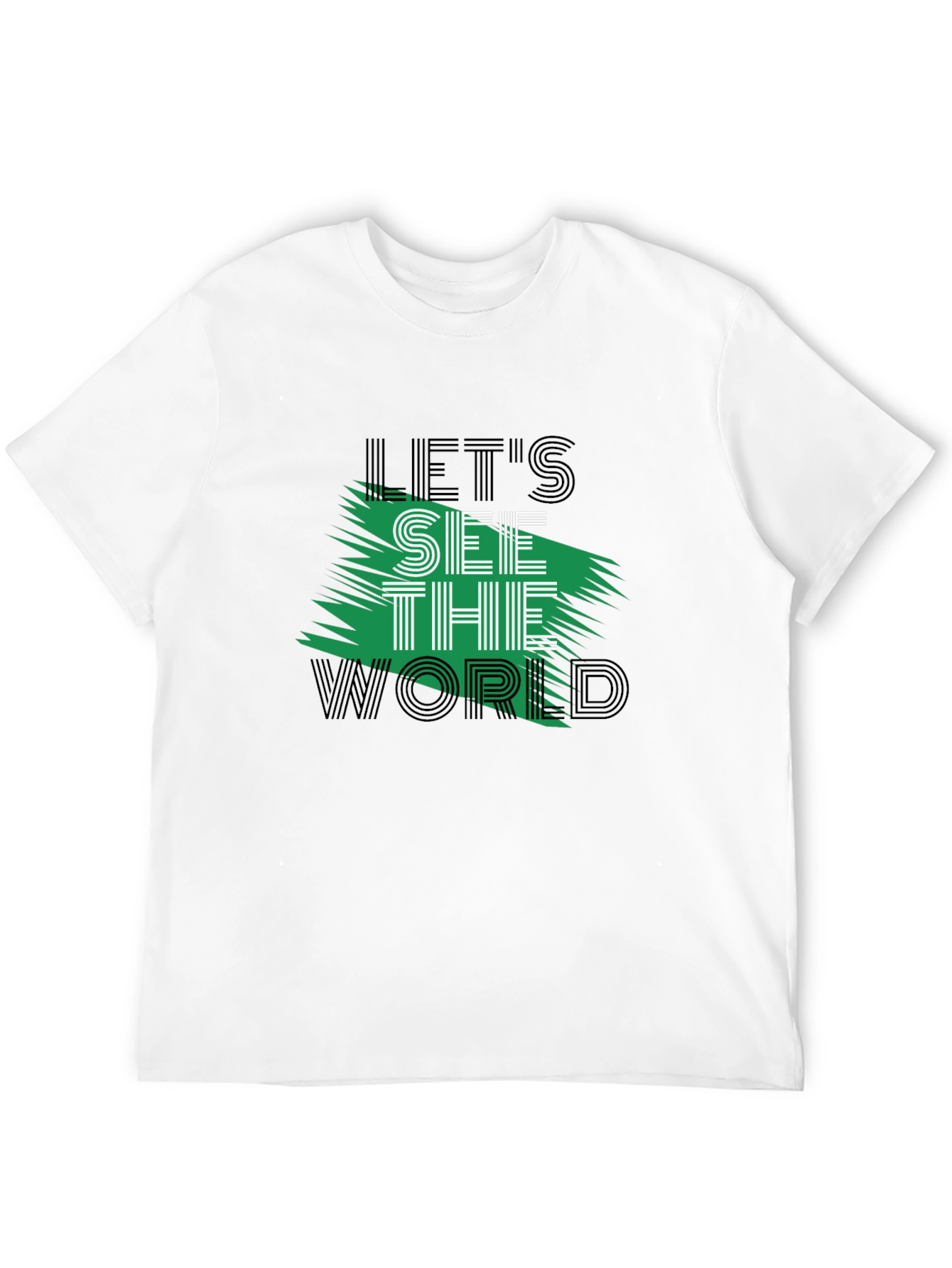 Lets See the World Graphic T-Shirt