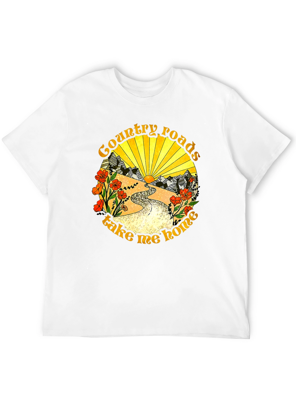 Country Roads Graphic Tee - Take Me Home