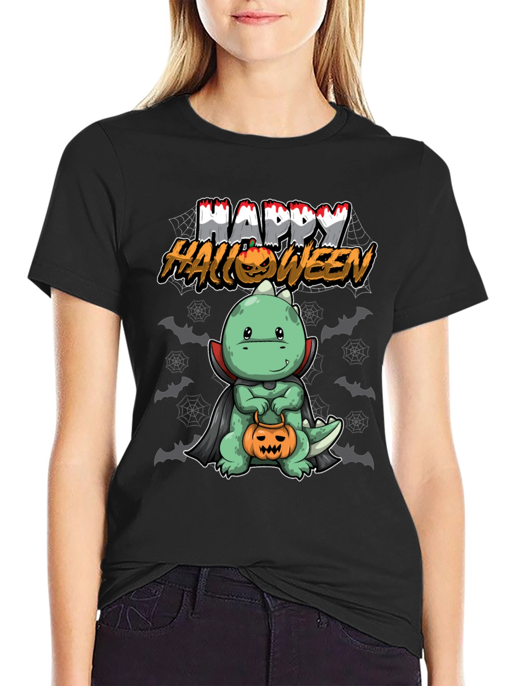 Happy Halloween Dinosaur T-Shirt
