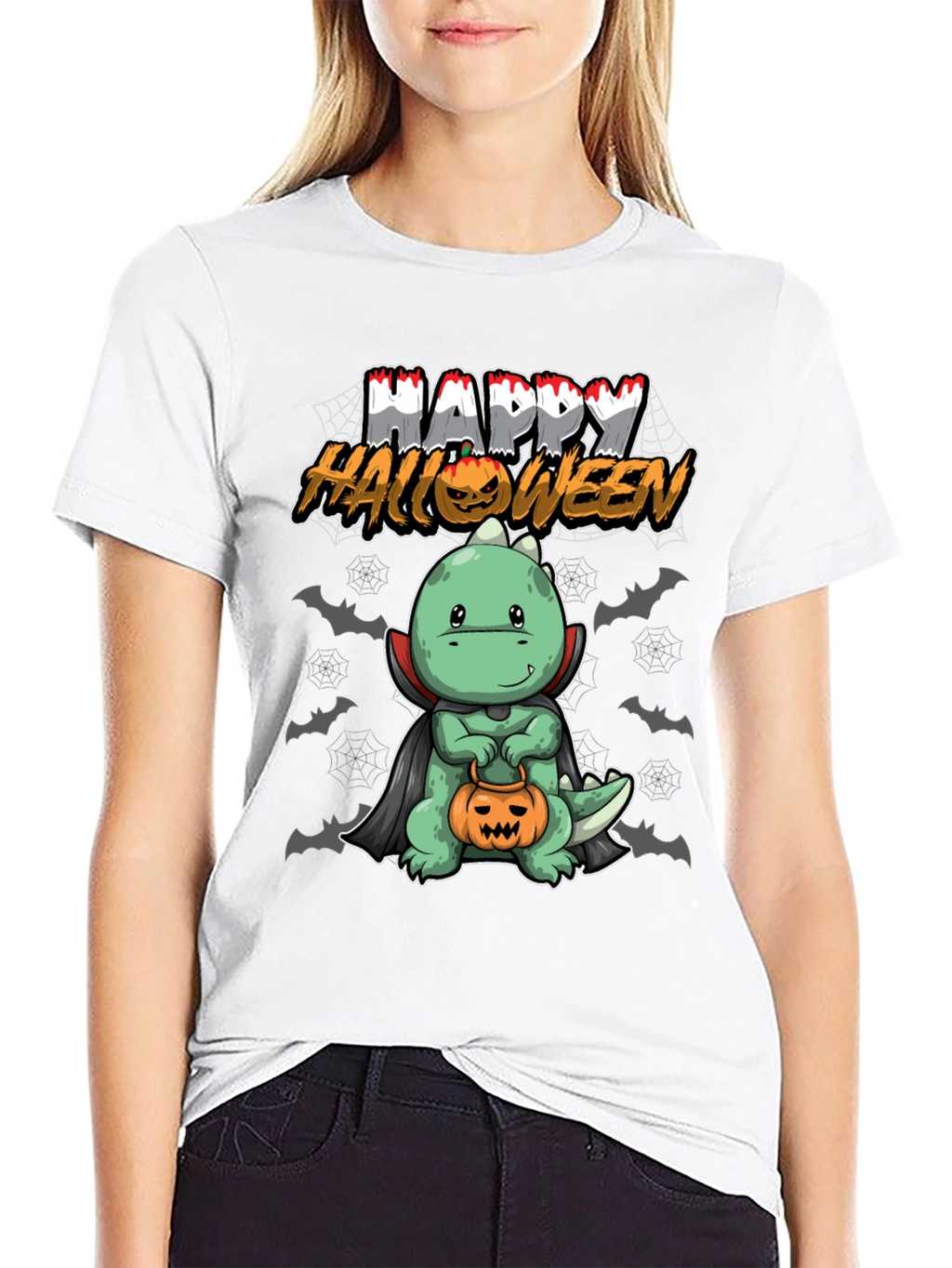 Happy Halloween Dinosaur T-Shirt