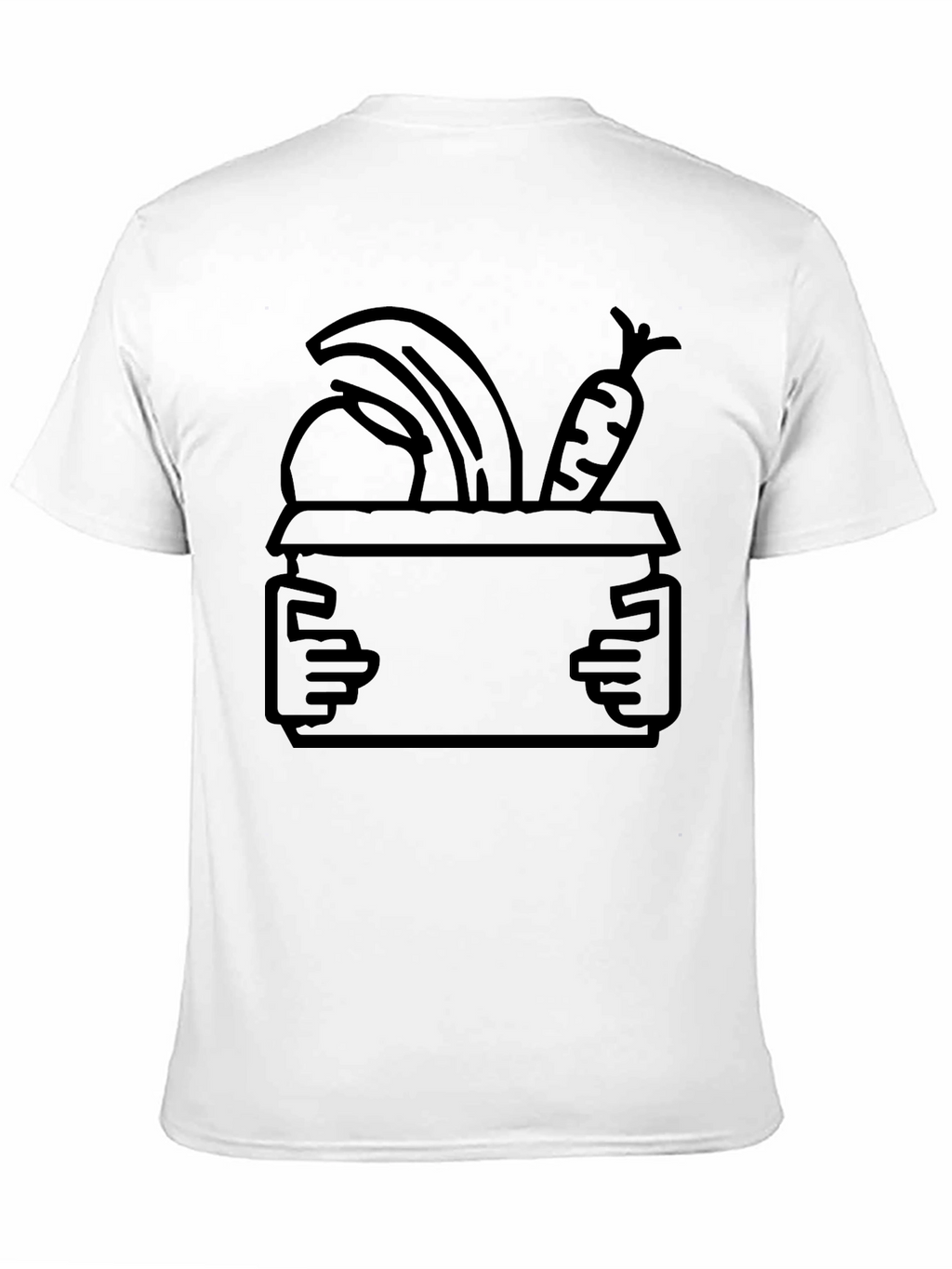 Fruit and Veggie Box Graphic Tee - Black