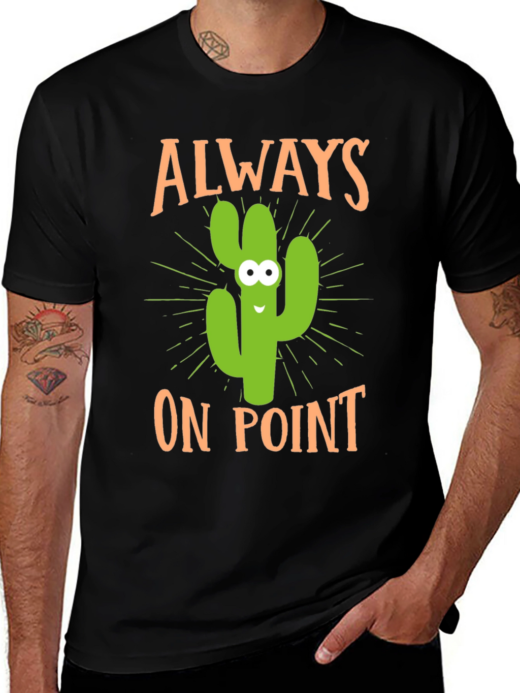 Always On Point Cactus Graphic Tee