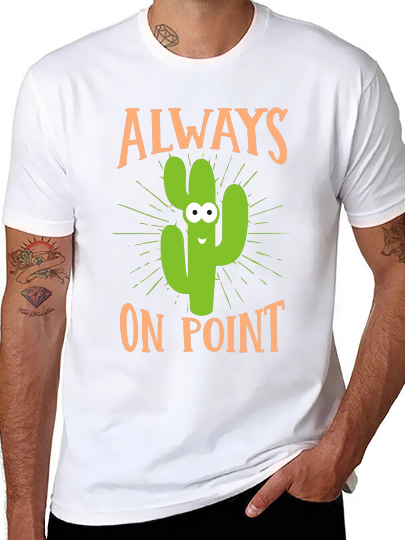 Always On Point Cactus Graphic Tee