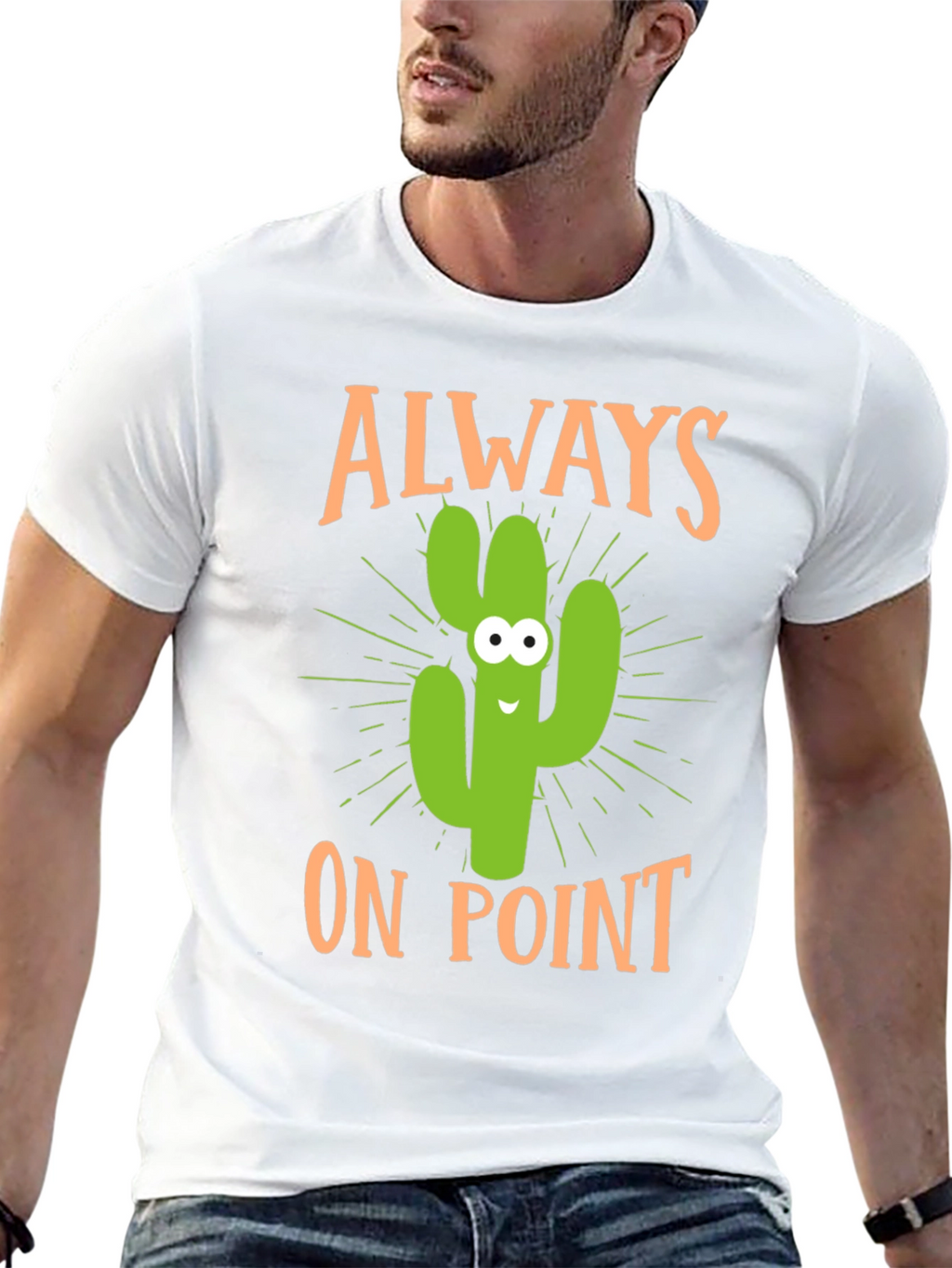 Always On Point Cactus Graphic Tee