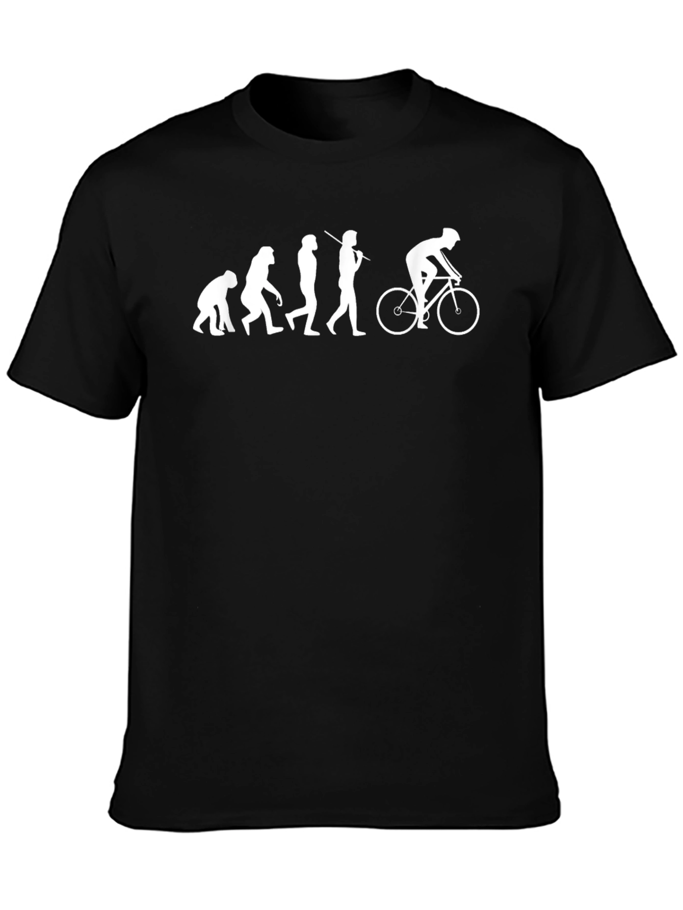 Evolution of Cyclist T-Shirt - Funny Biking Tee