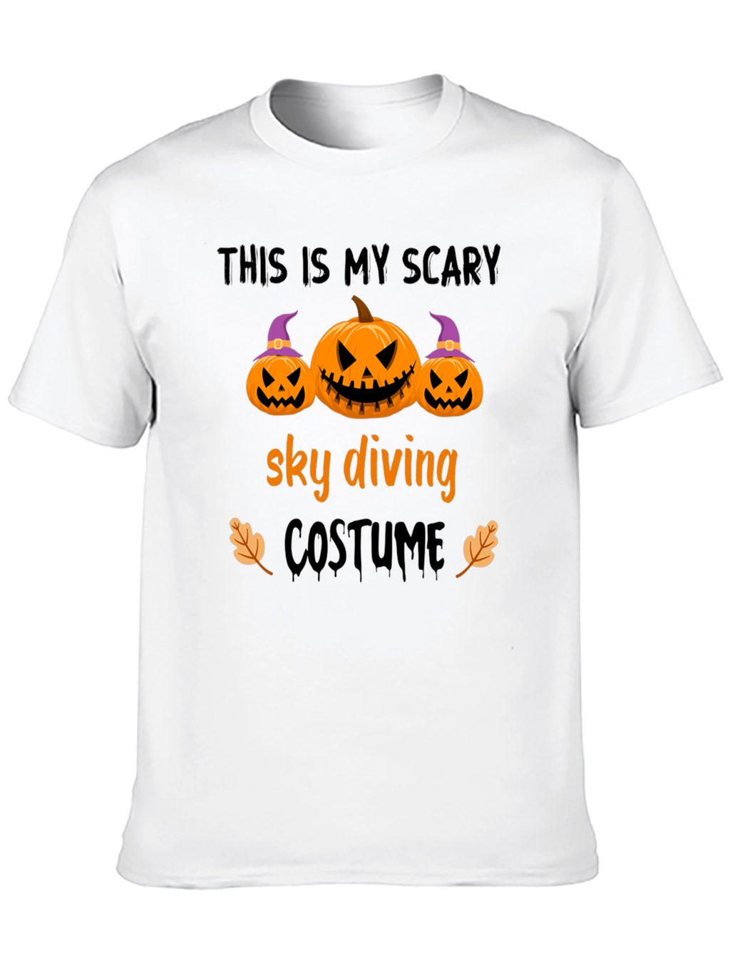 Scary Skydiving Costume Halloween T-Shirt