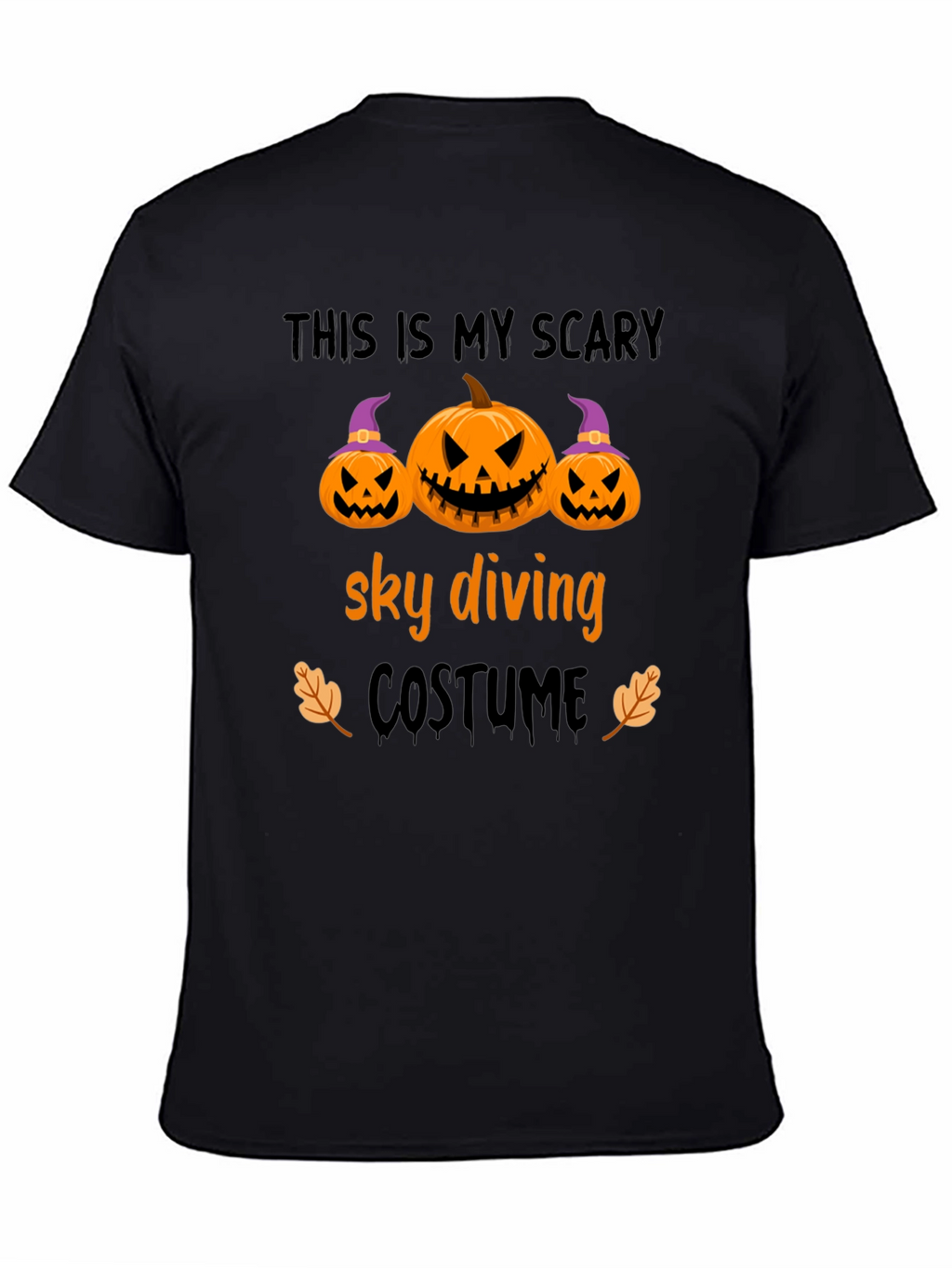Scary Skydiving Costume Halloween T-Shirt