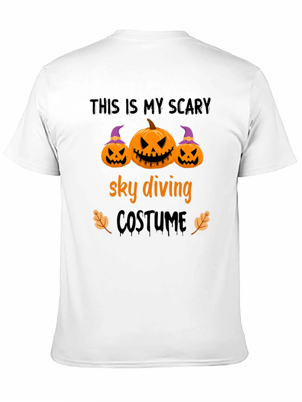 Scary Skydiving Costume Halloween T-Shirt