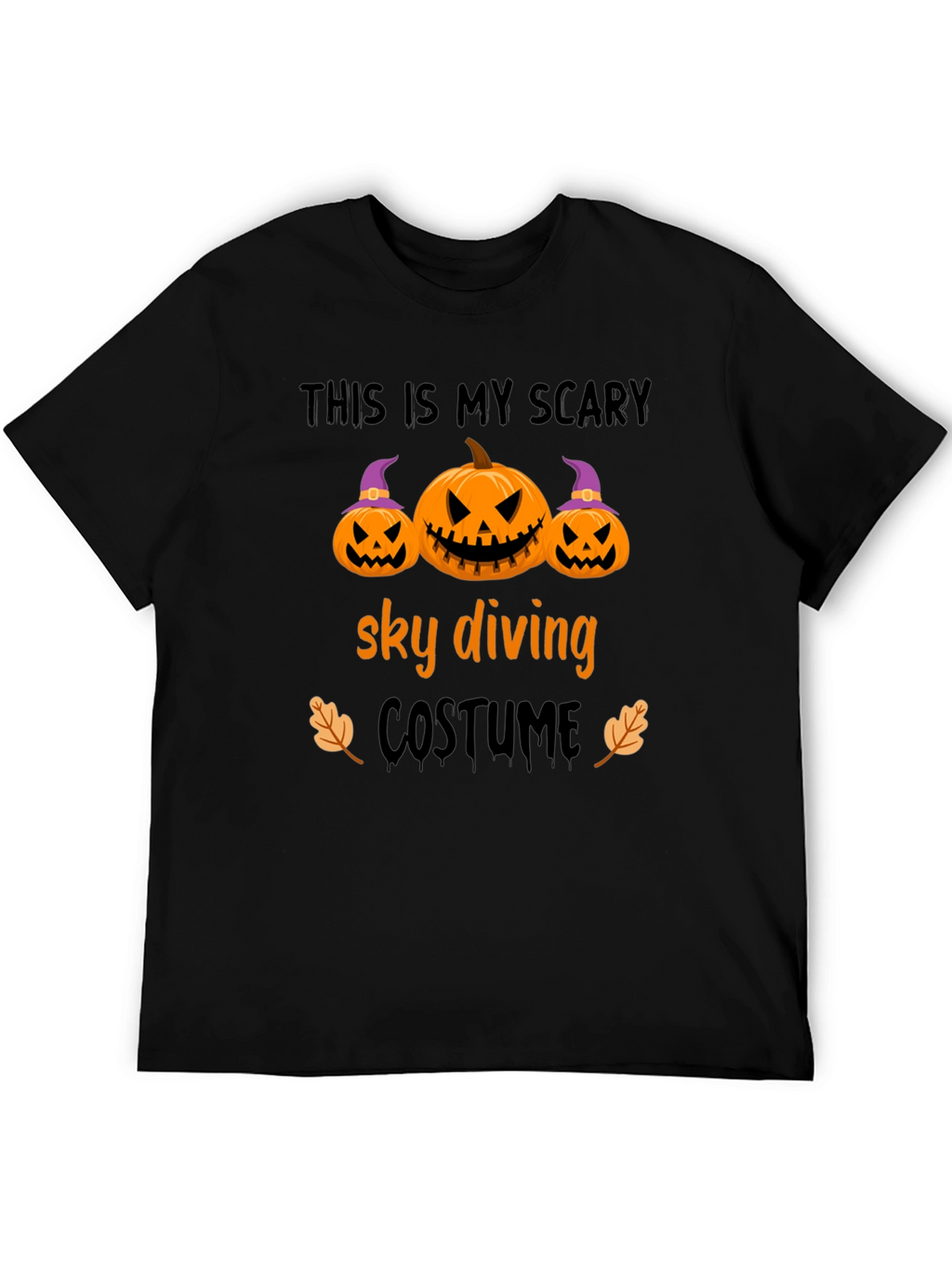 Scary Skydiving Costume Halloween T-Shirt