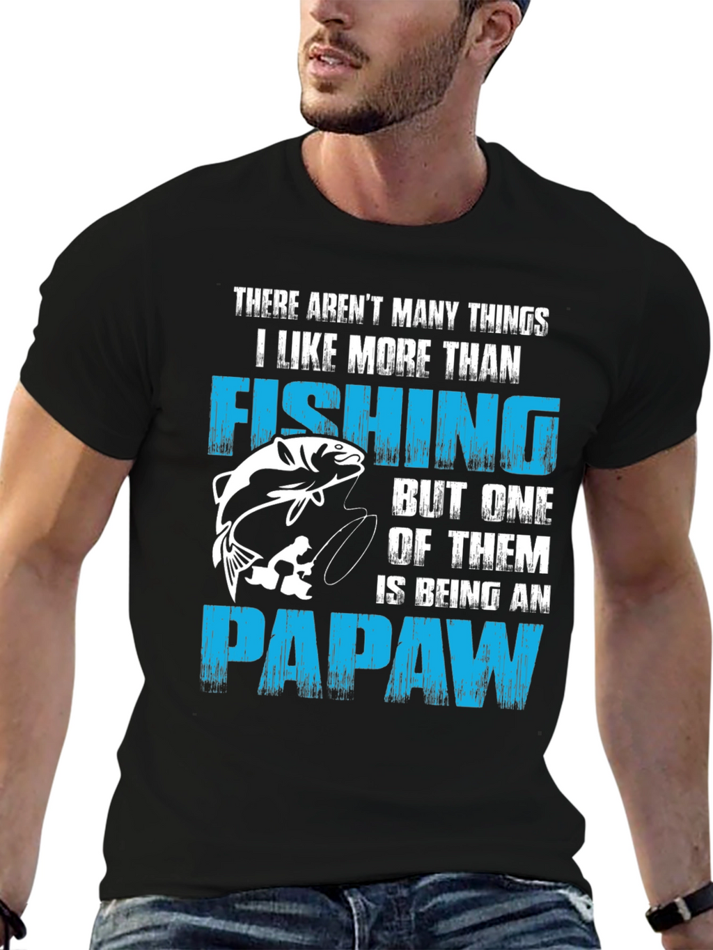 Fishing Papaw T-Shirt - Gift for Grandfathers