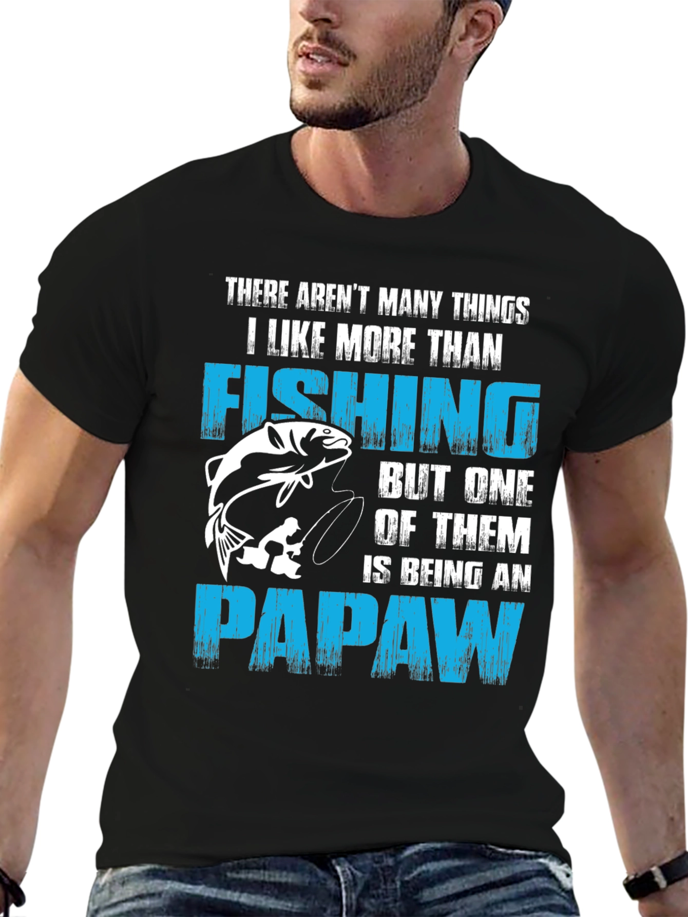 Fishing Papaw T-Shirt - Gift for Grandfathers