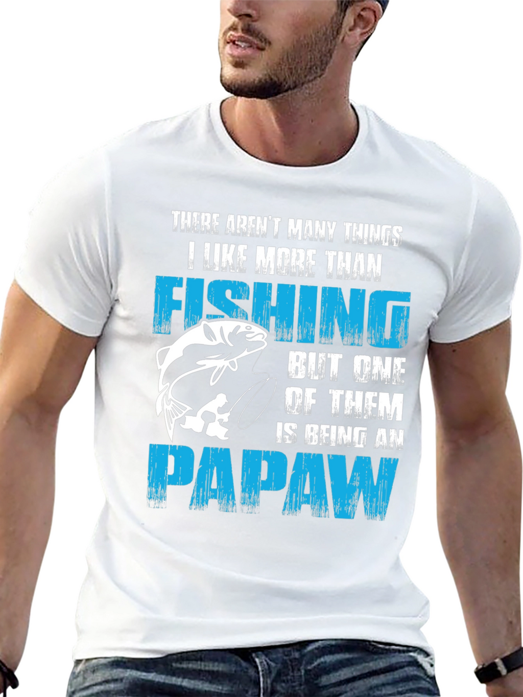 Fishing Papaw T-Shirt - Gift for Grandfathers