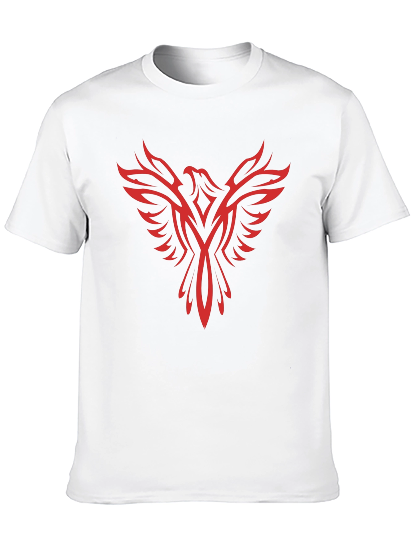 Phoenix Graphic Print Black T-Shirt