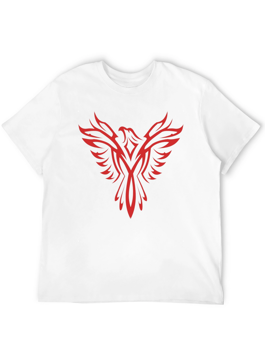Phoenix Graphic Print Black T-Shirt