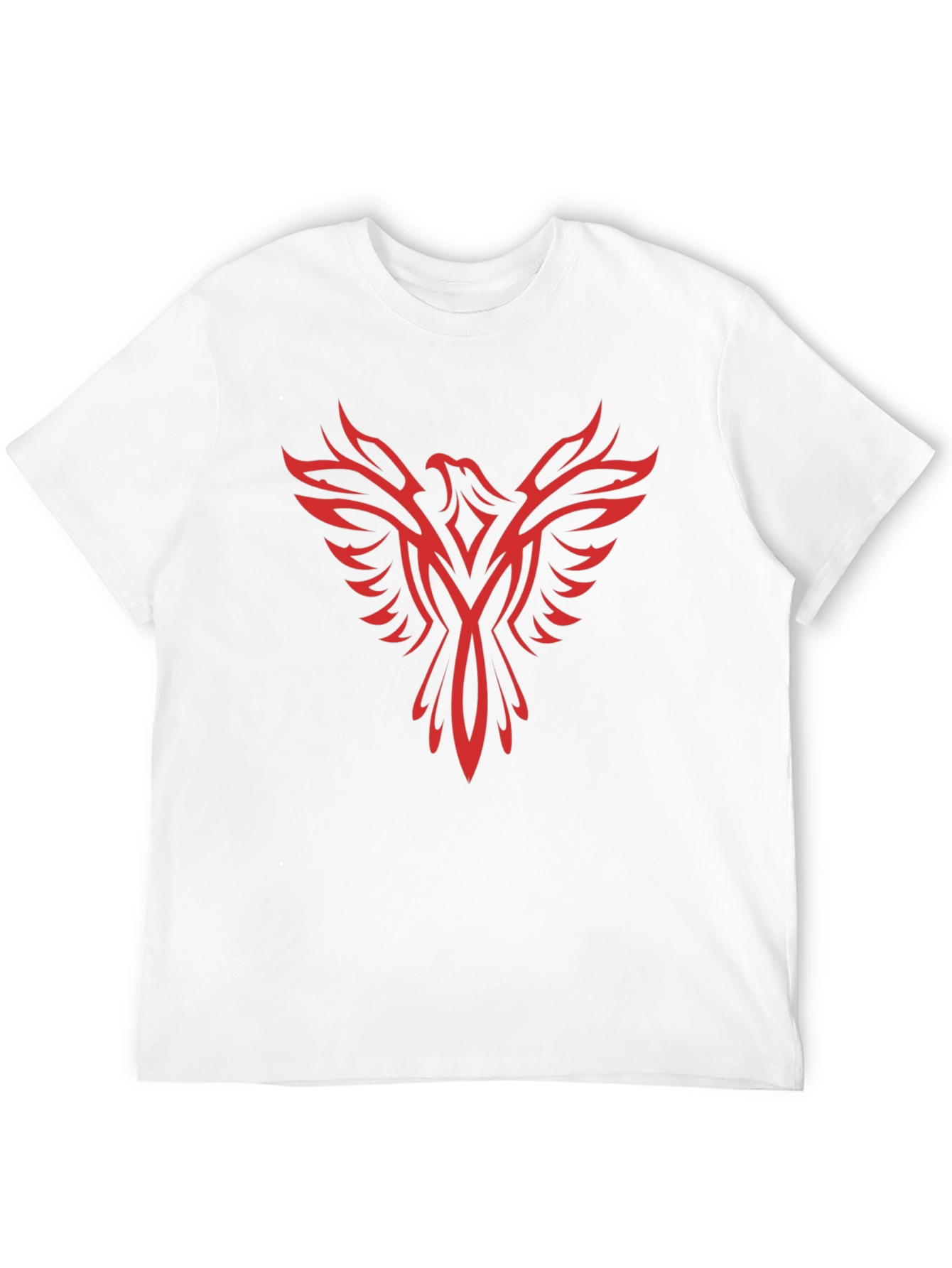 Phoenix Graphic Print Black T-Shirt