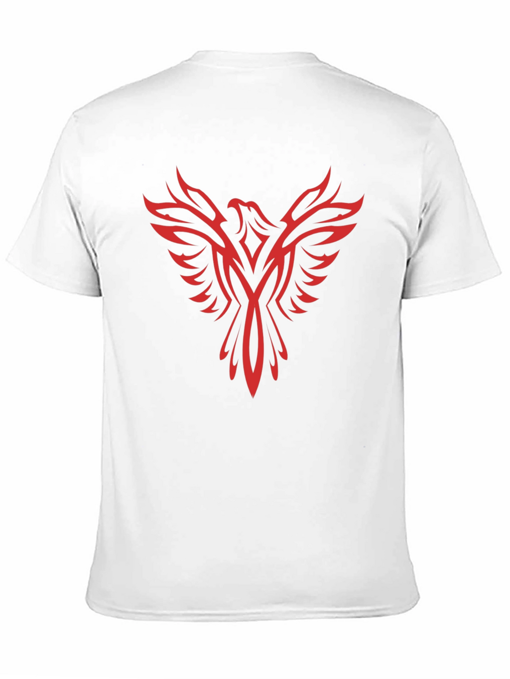 Phoenix Graphic Print Black T-Shirt