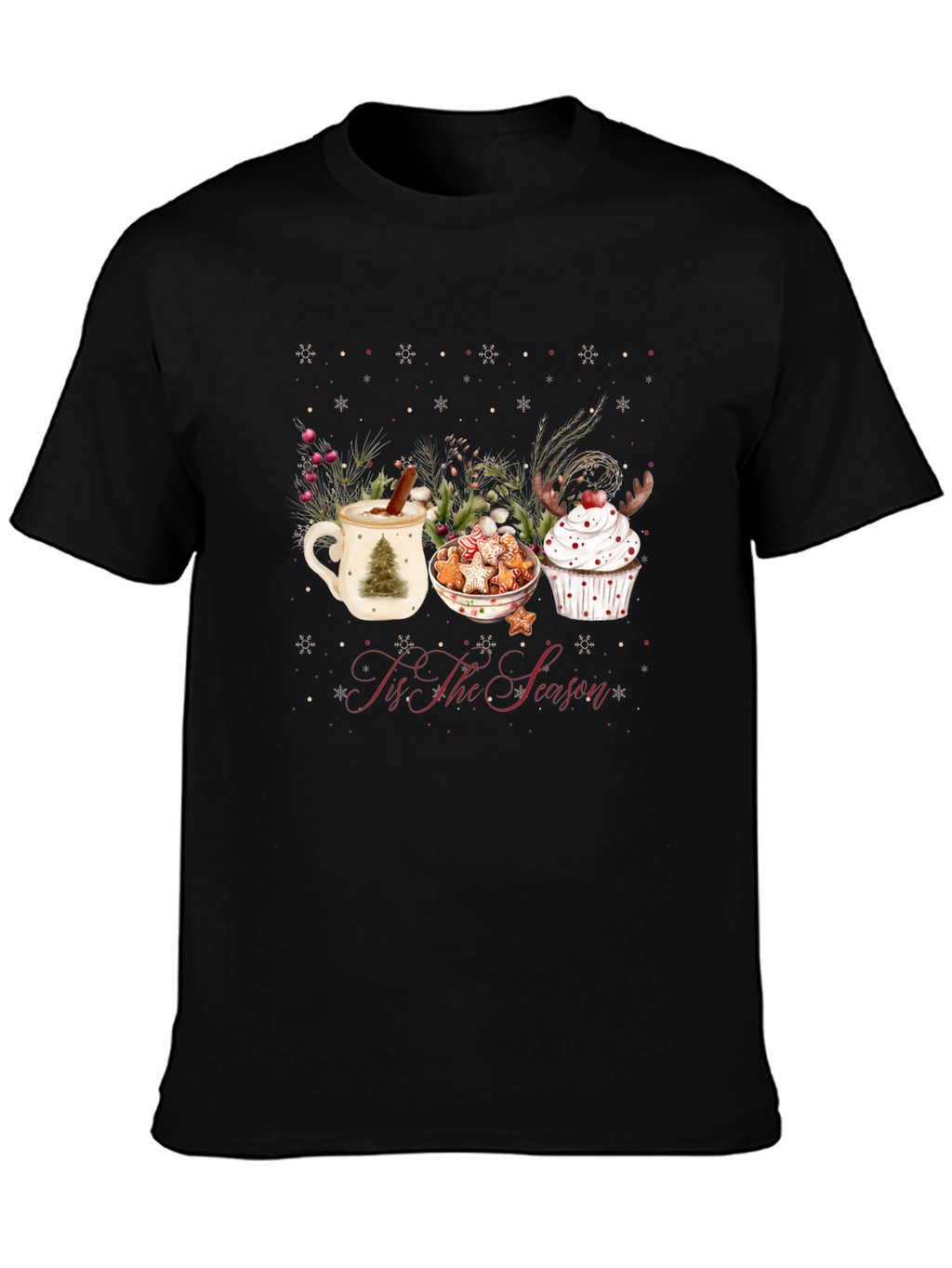 Festive Christmas Treats Graphic Tee
