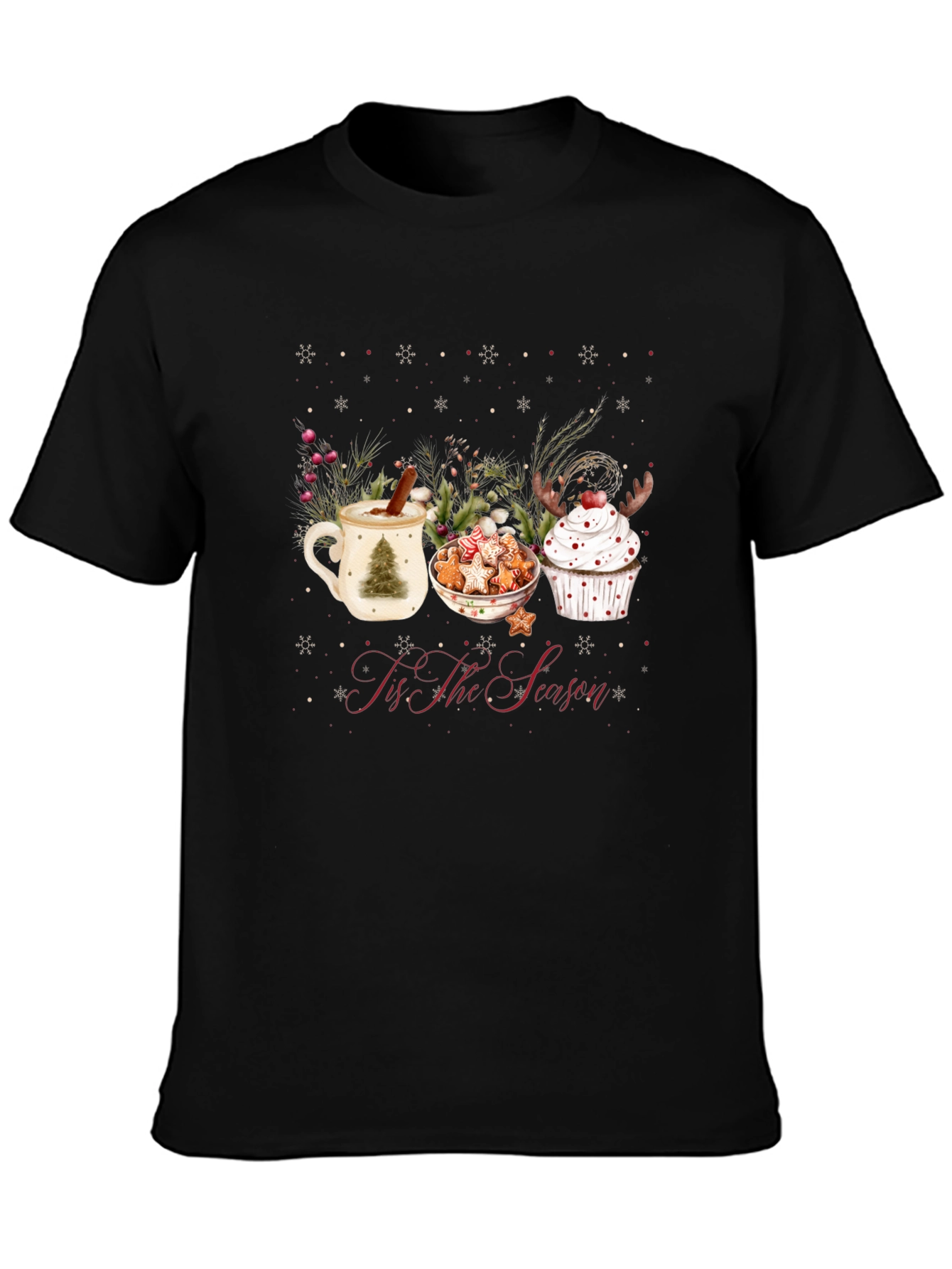 Festive Christmas Treats Graphic Tee
