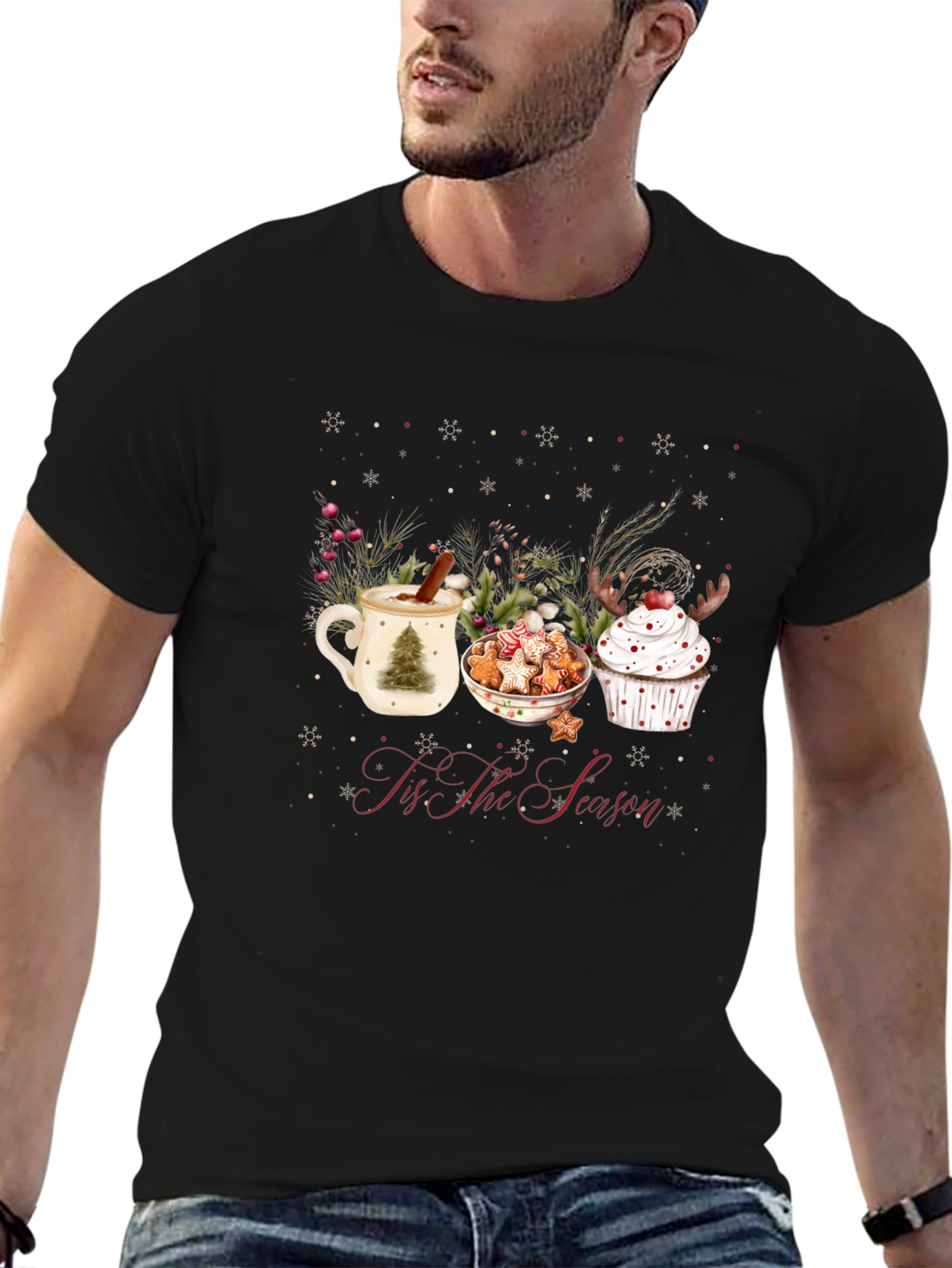 Festive Christmas Treats Graphic Tee