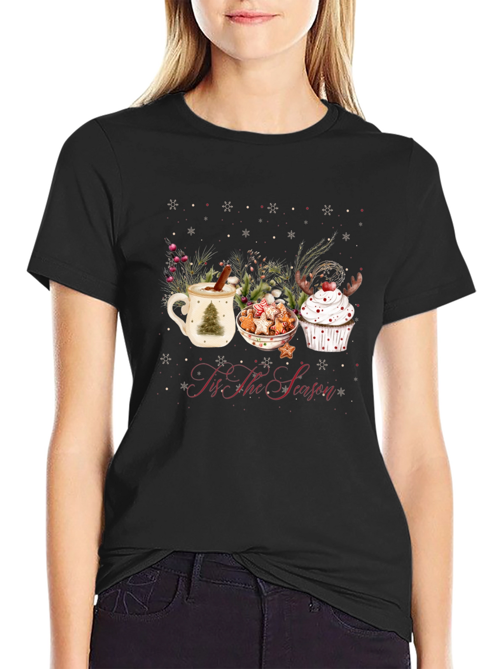 Festive Christmas Treats Graphic Tee