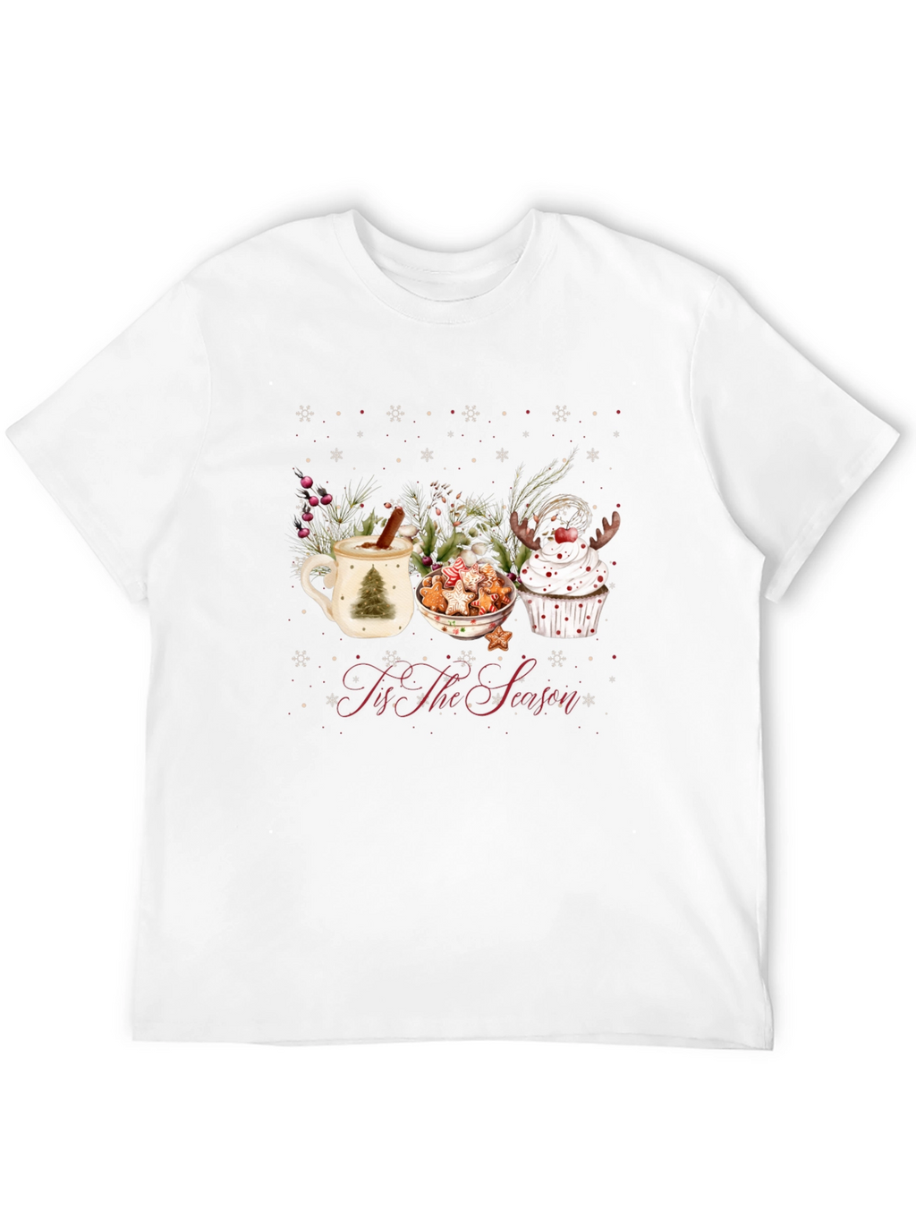 Festive Christmas Treats Graphic Tee