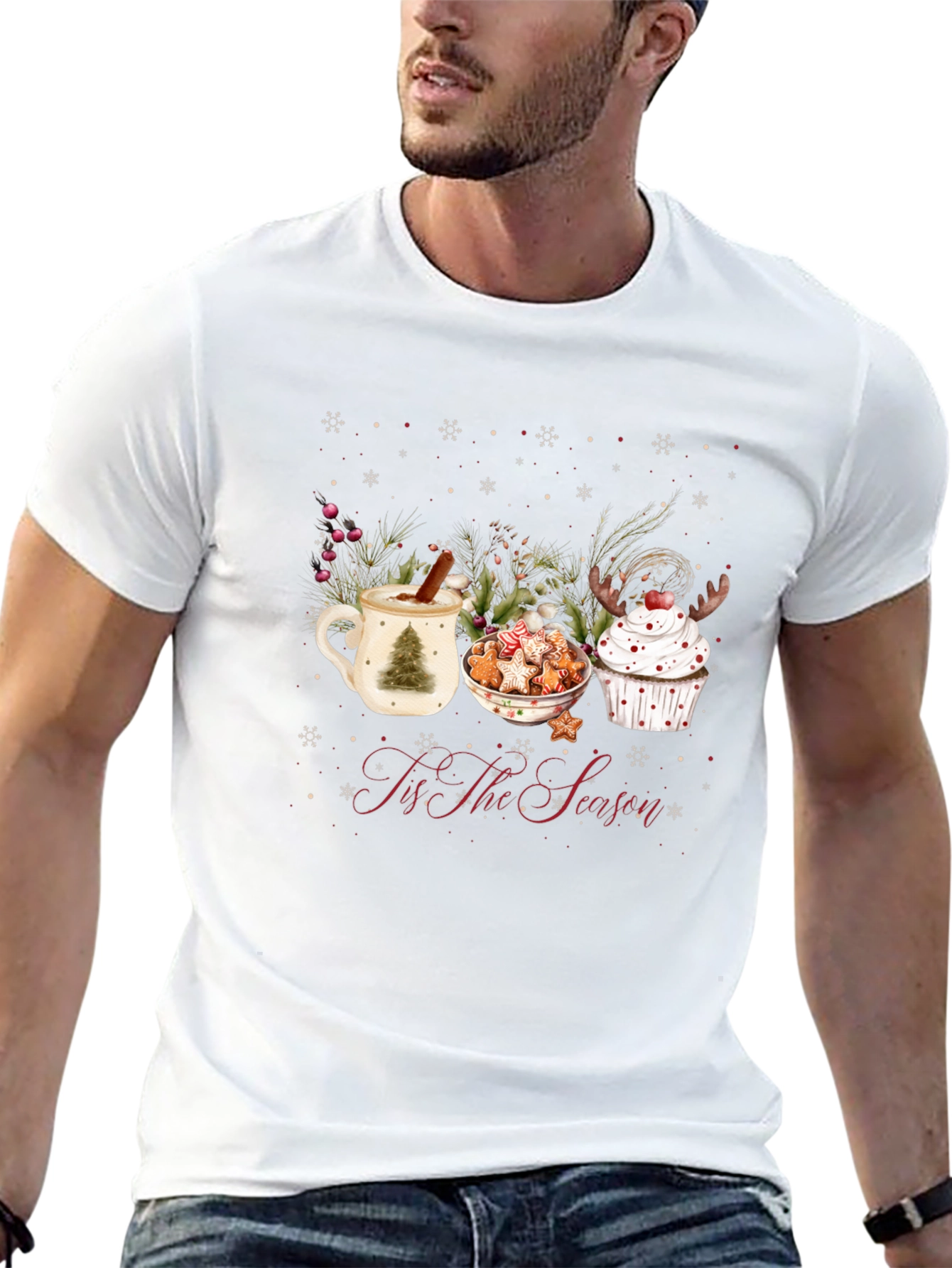 Festive Christmas Treats Graphic Tee