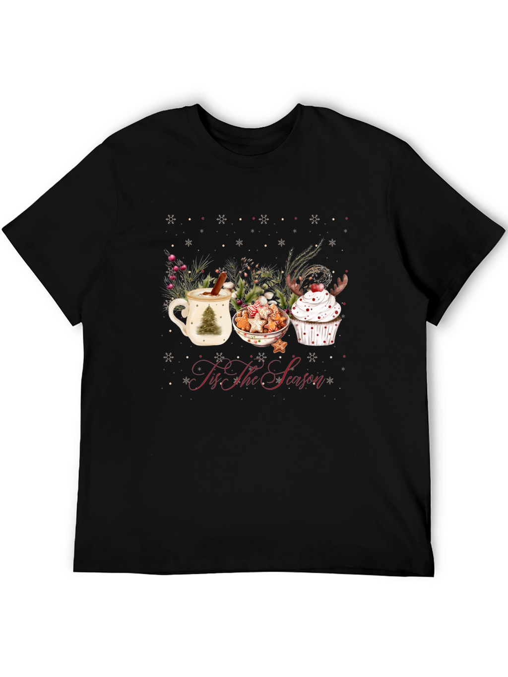 Festive Christmas Treats Graphic Tee
