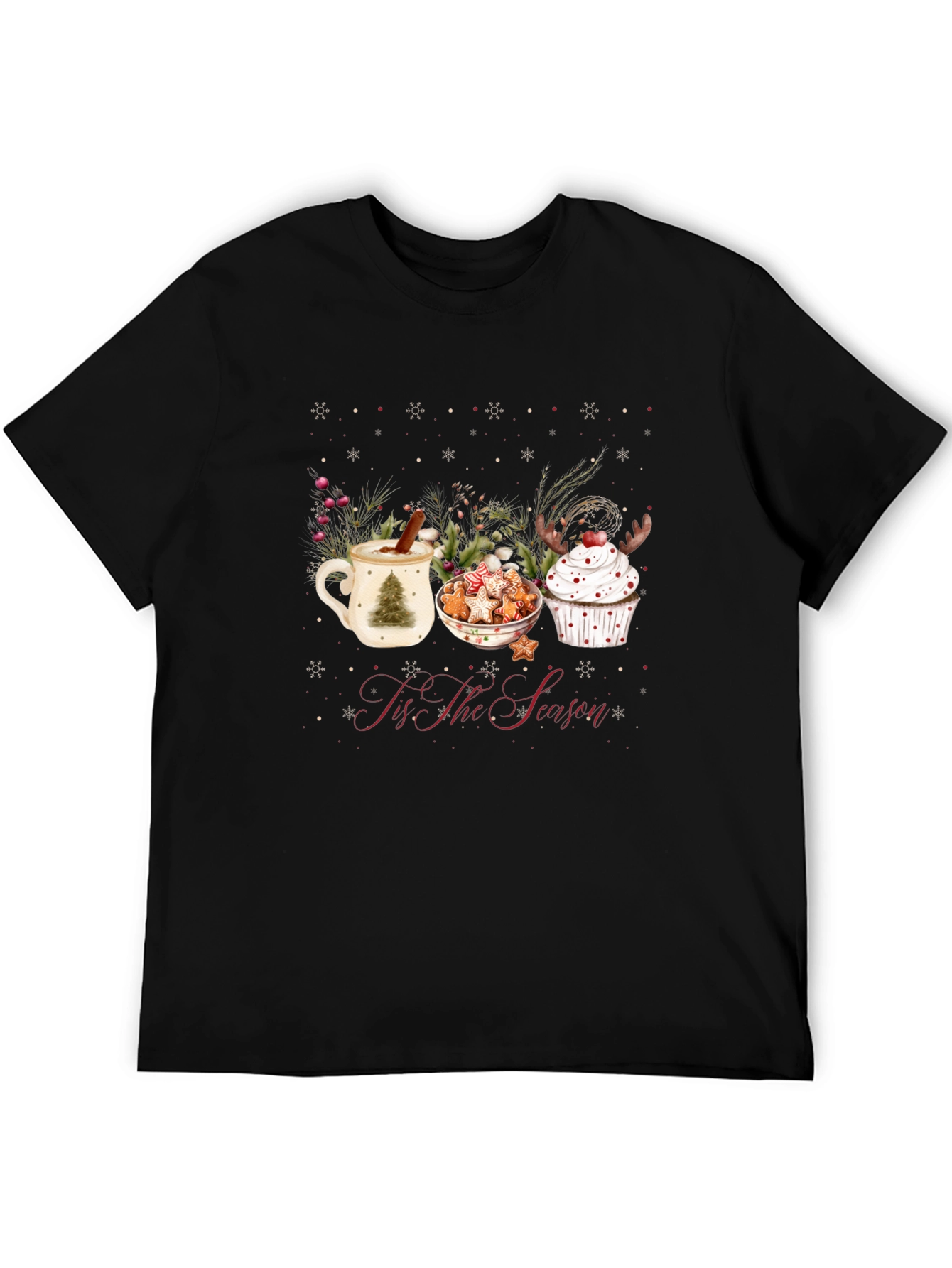 Festive Christmas Treats Graphic Tee