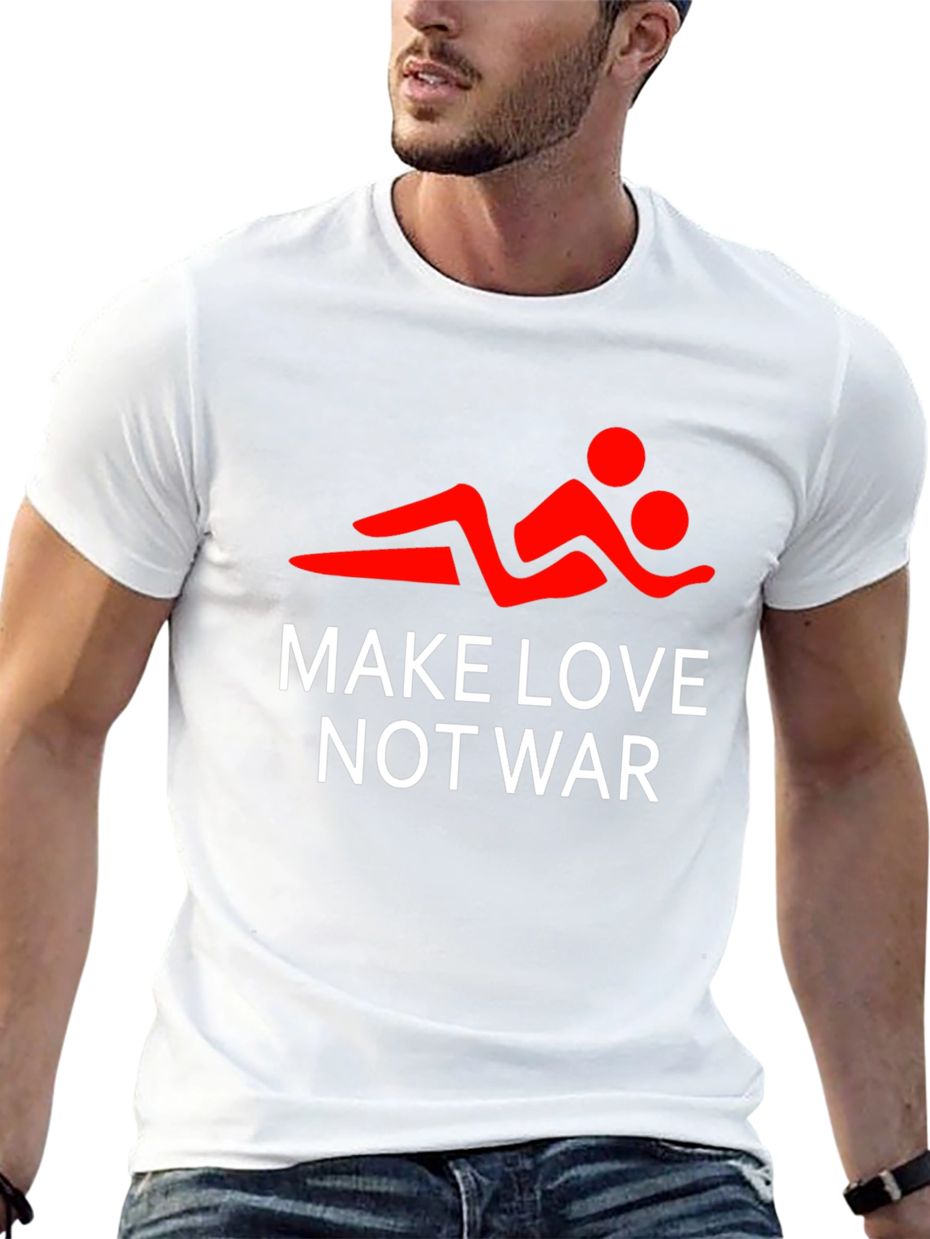 Make Love Not War Graphic Tee