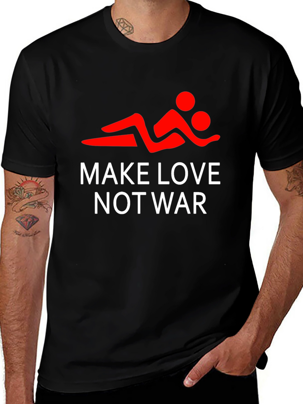 Make Love Not War Graphic Tee