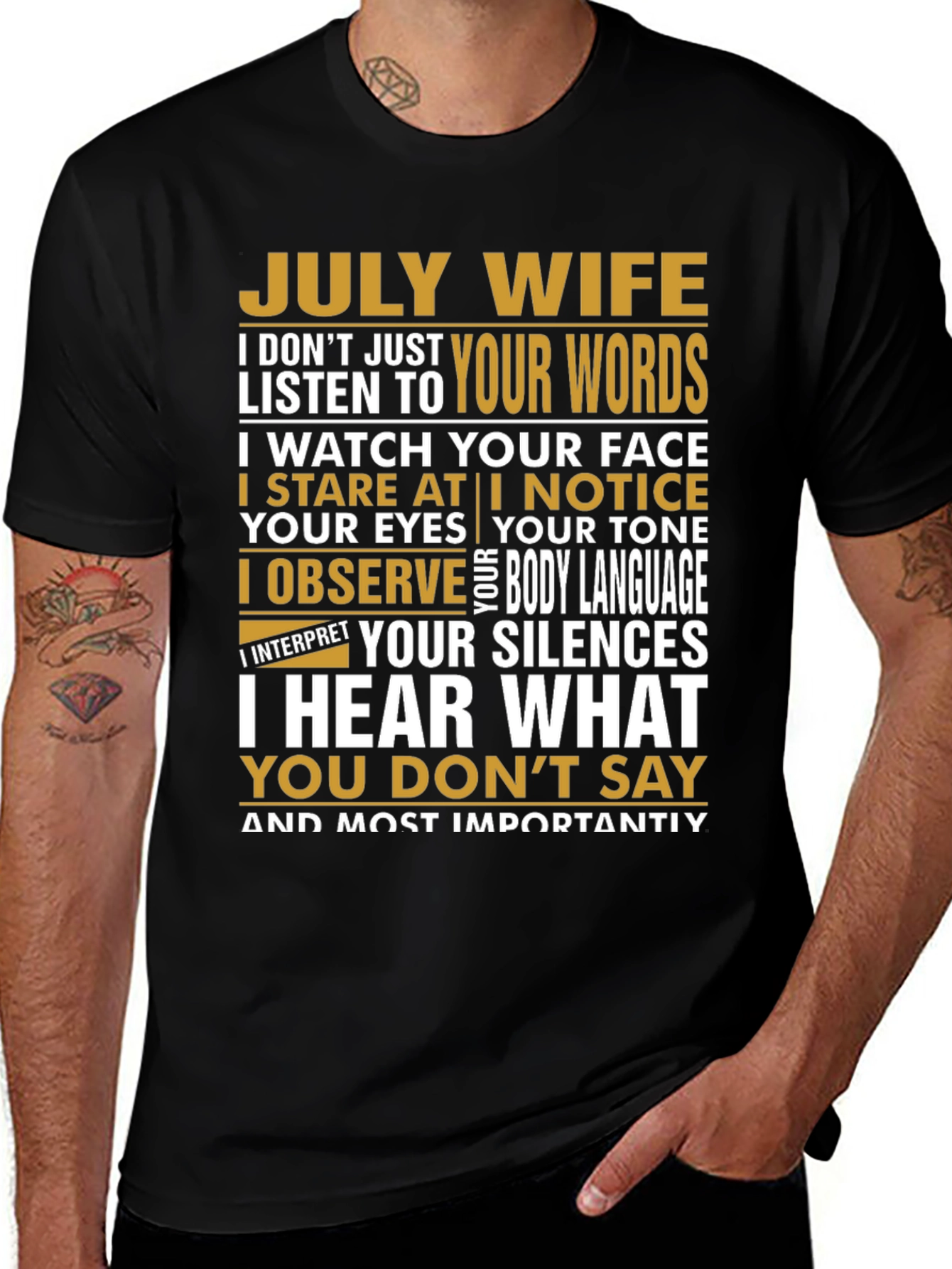 July Wife T-Shirt - Observant Wife Tee