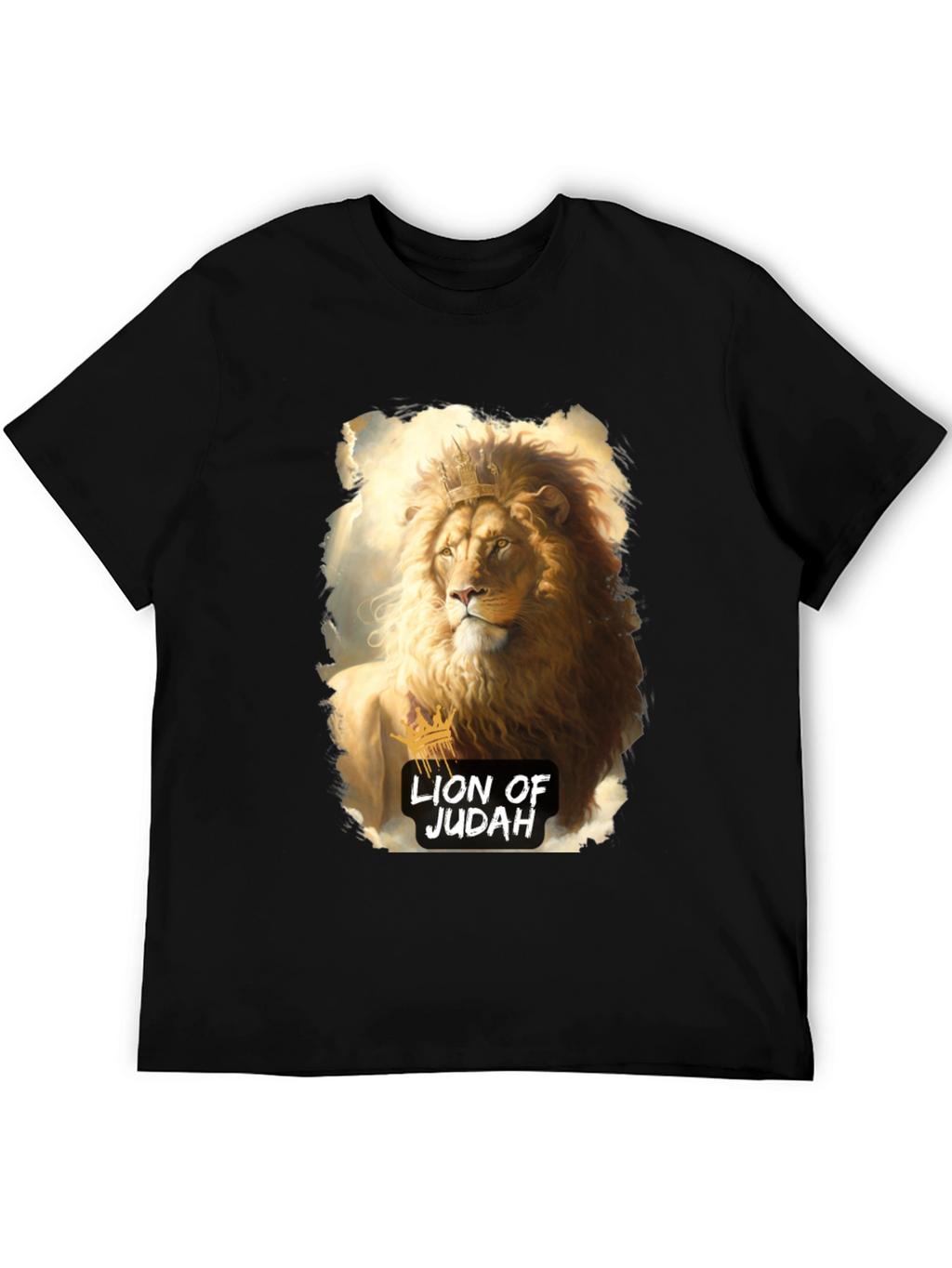 Lion of Judah Graphic T-Shirt - Black