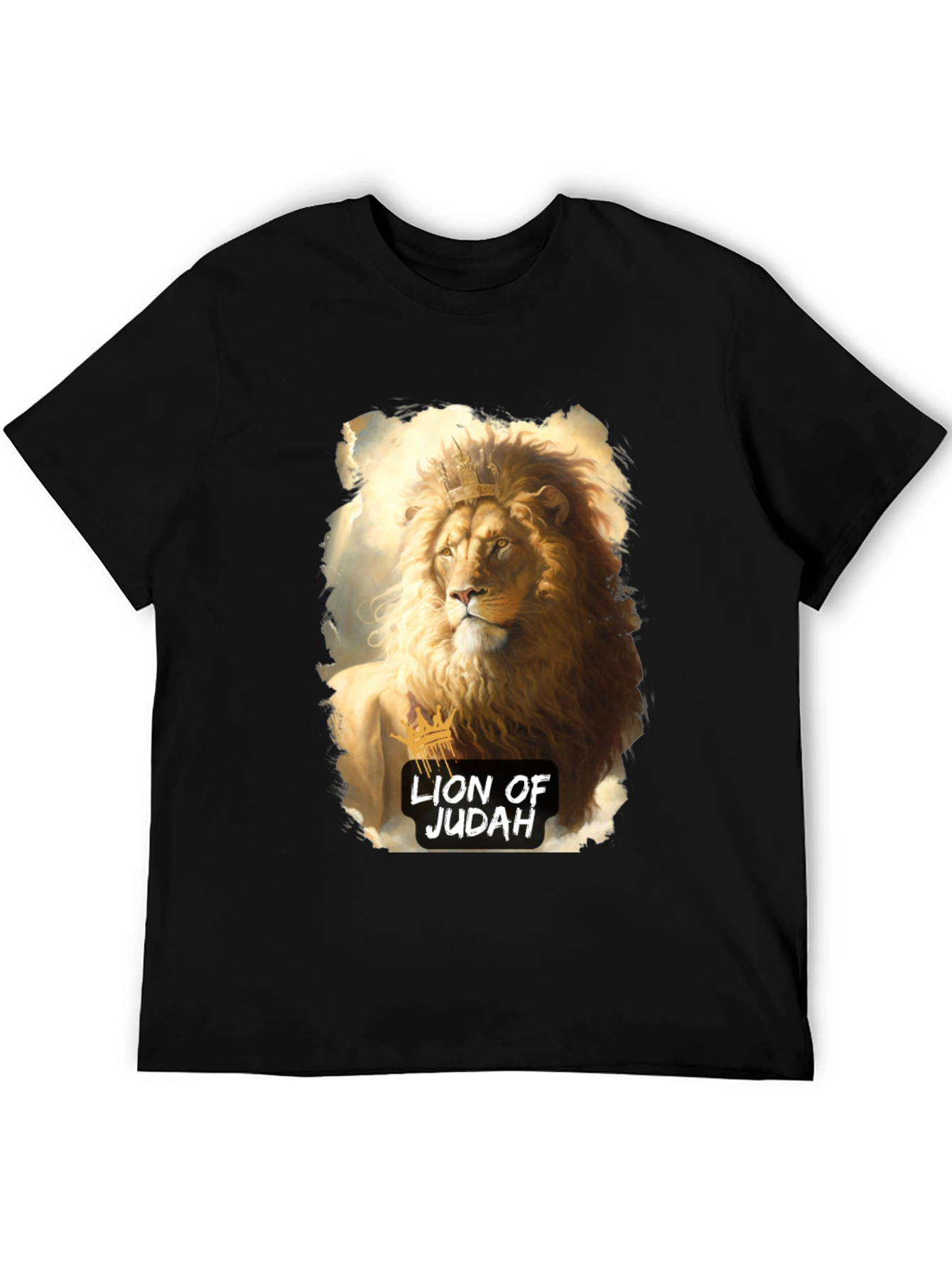 Lion of Judah Graphic T-Shirt - Black