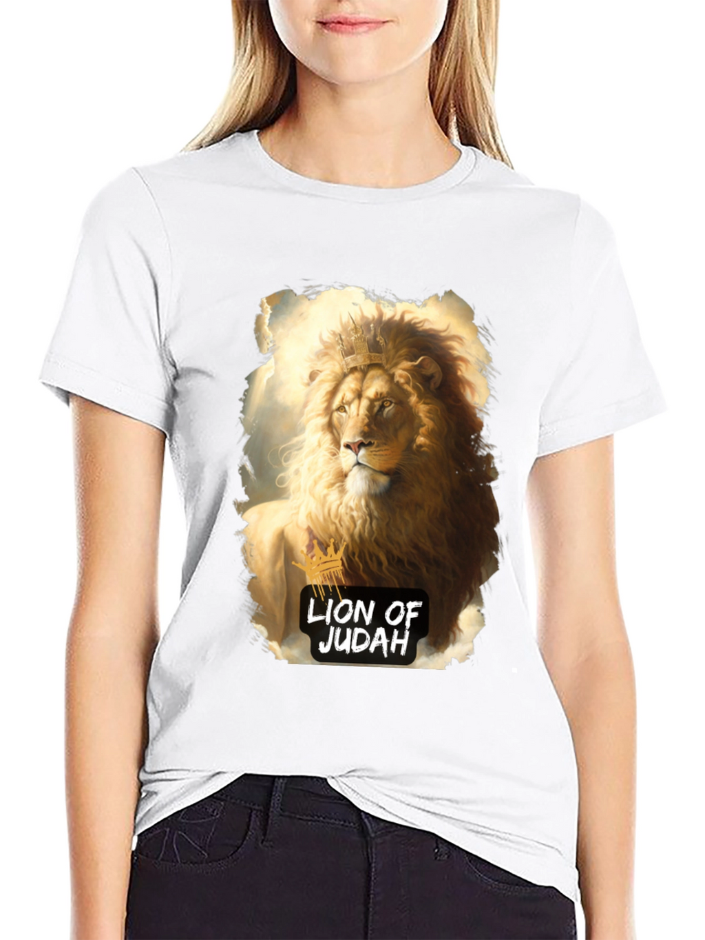Lion of Judah Graphic T-Shirt - Black