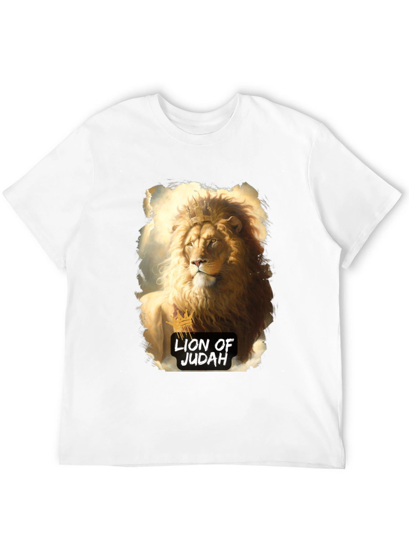 Lion of Judah Graphic T-Shirt - Black