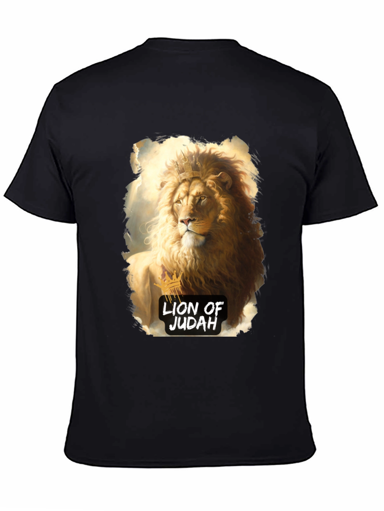Lion of Judah Graphic T-Shirt - Black
