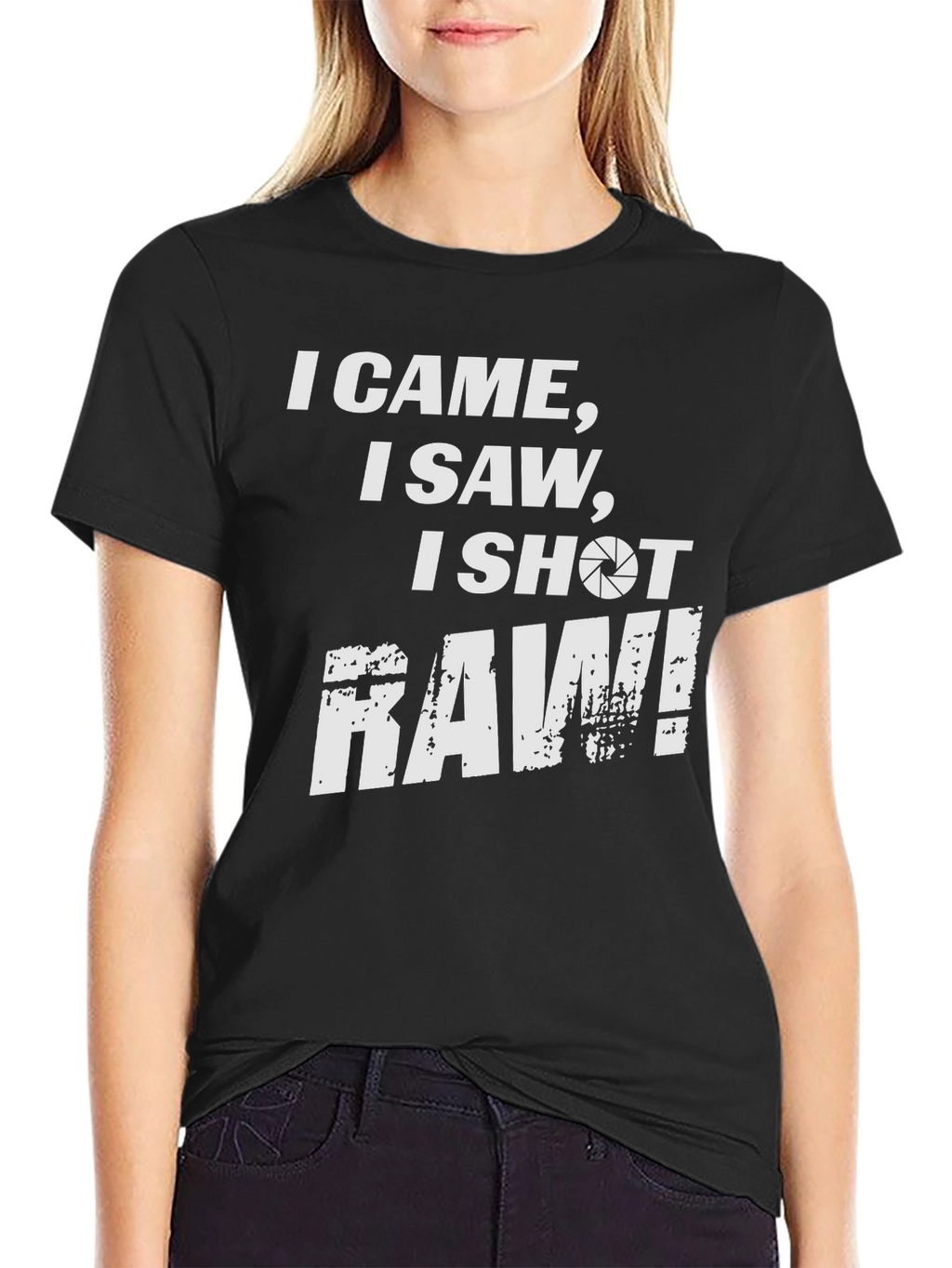I Came I Saw I Shot Raw Photography T-Shirt