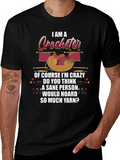 I Am A Crocheter Crazy Yarn Hoarder T-Shirt