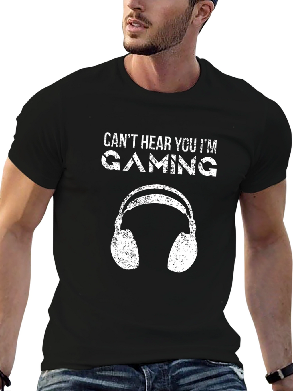 Gamer T-Shirt: Cant Hear You Im Gaming