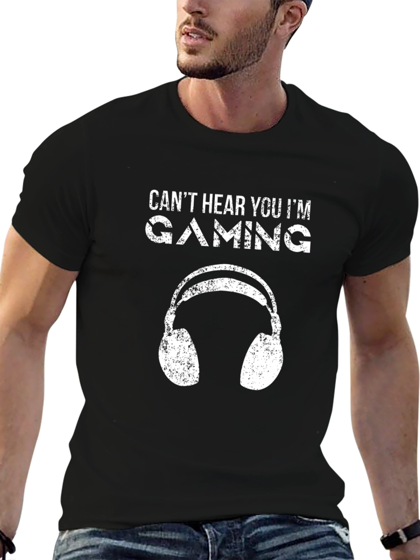 Gamer T-Shirt: Cant Hear You Im Gaming
