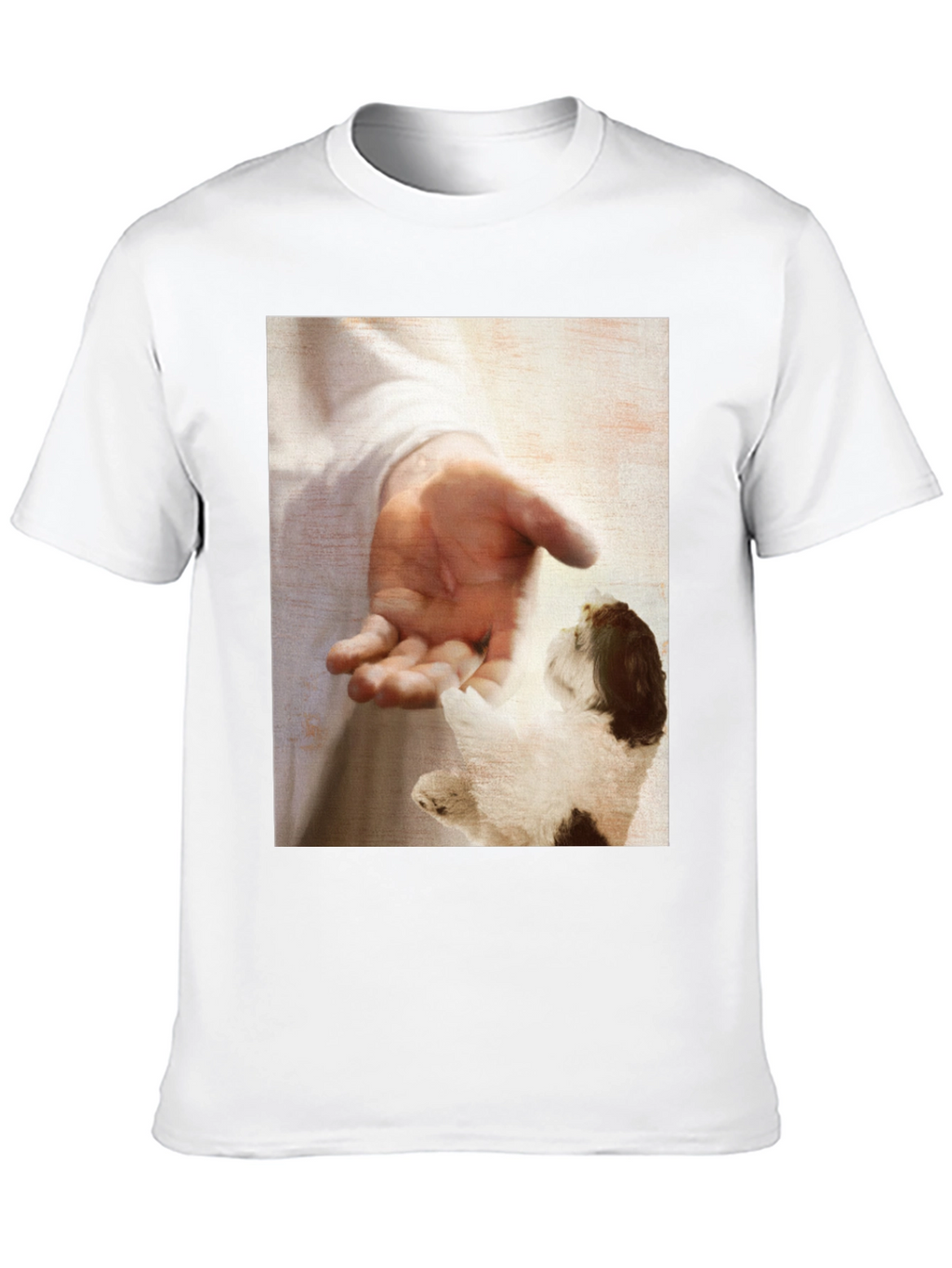 Touching Moment Graphic T-Shirt