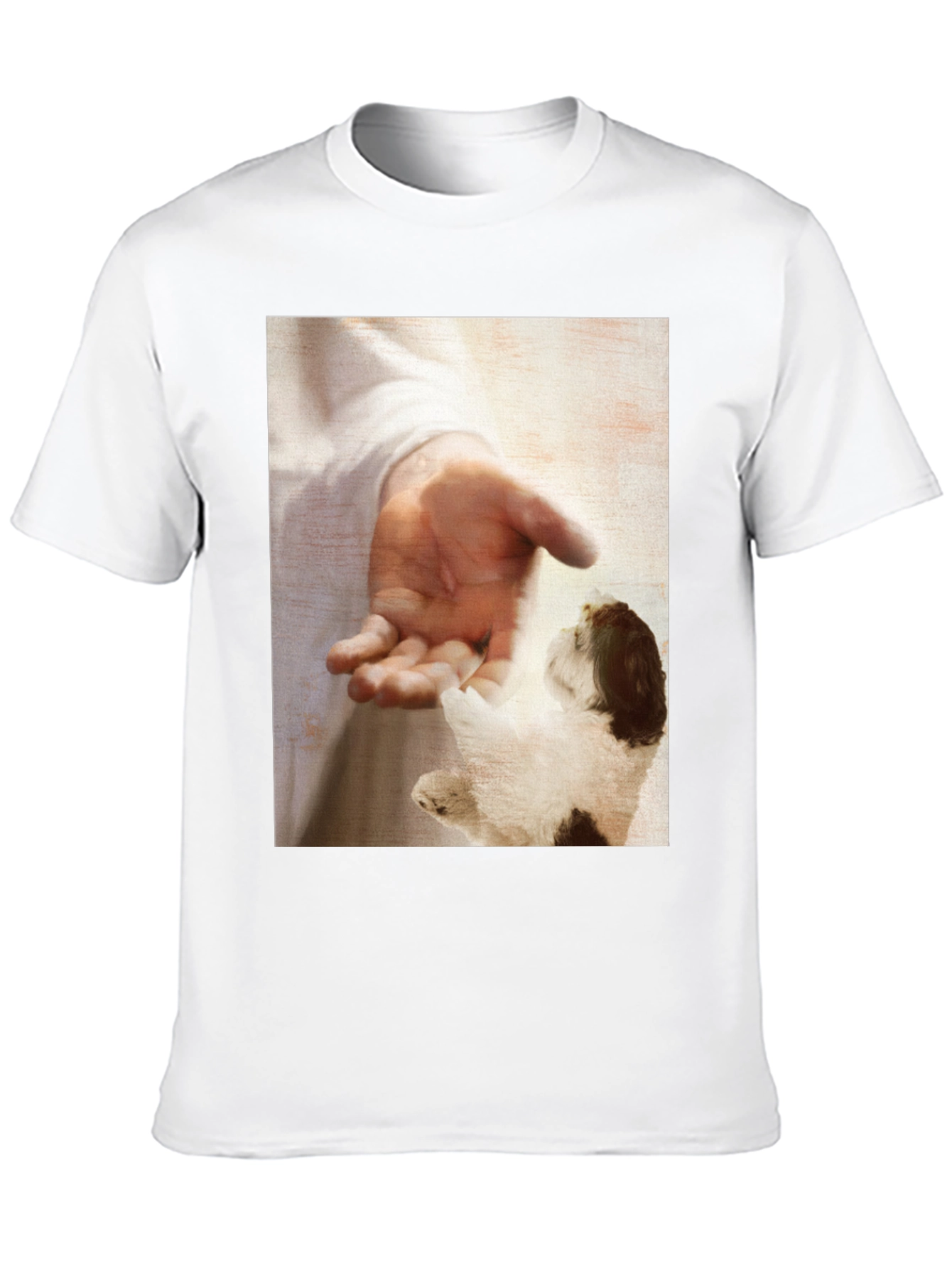 Touching Moment Graphic T-Shirt
