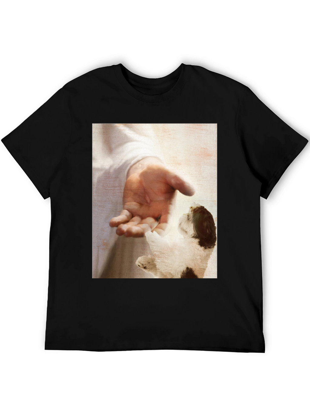 Touching Moment Graphic T-Shirt
