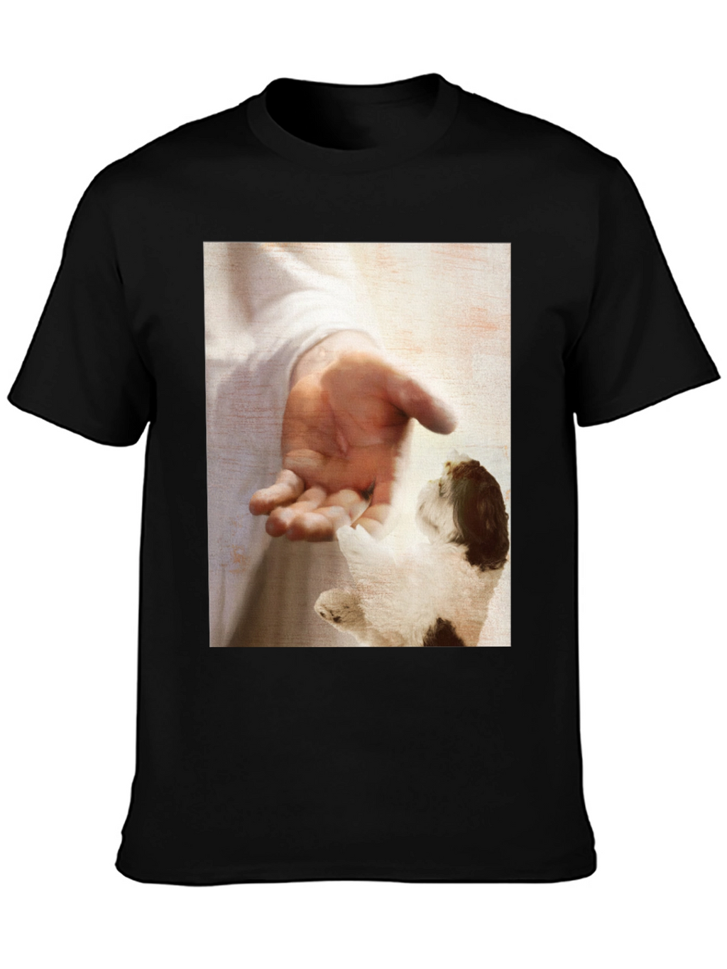 Touching Moment Graphic T-Shirt