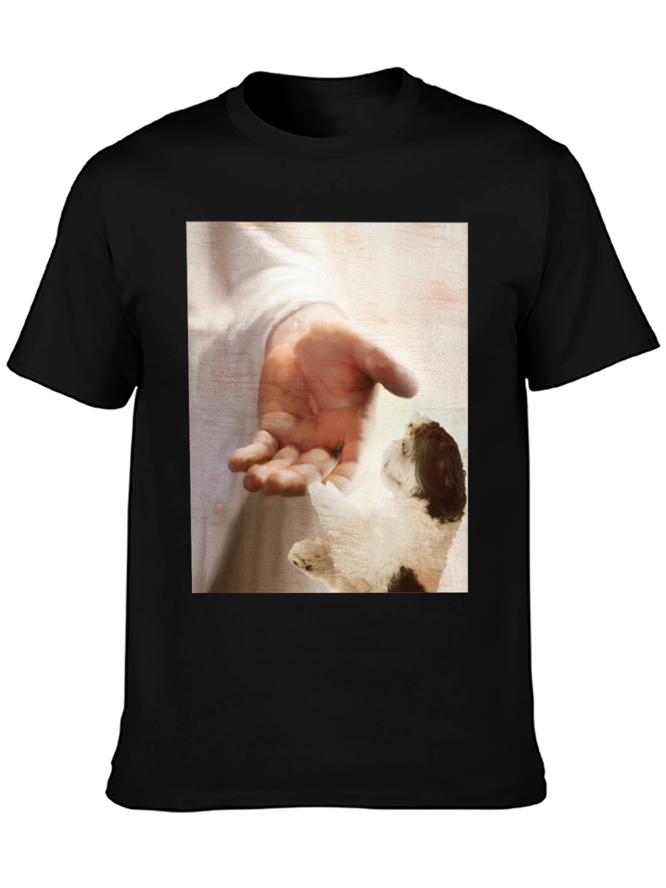 Touching Moment Graphic T-Shirt
