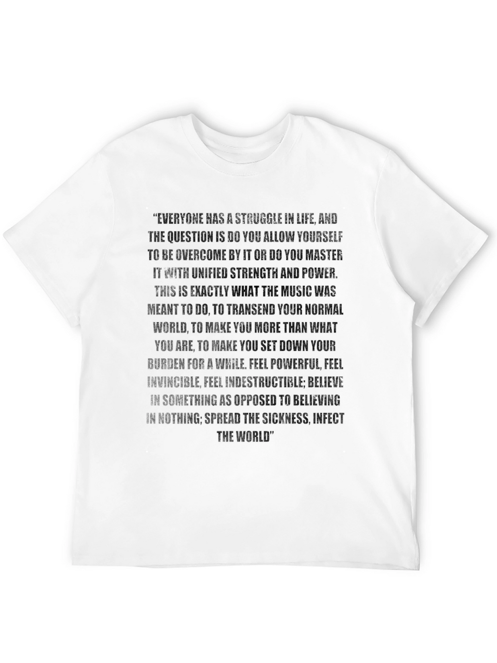 Inspirational Quote T-Shirt - Strength & Power