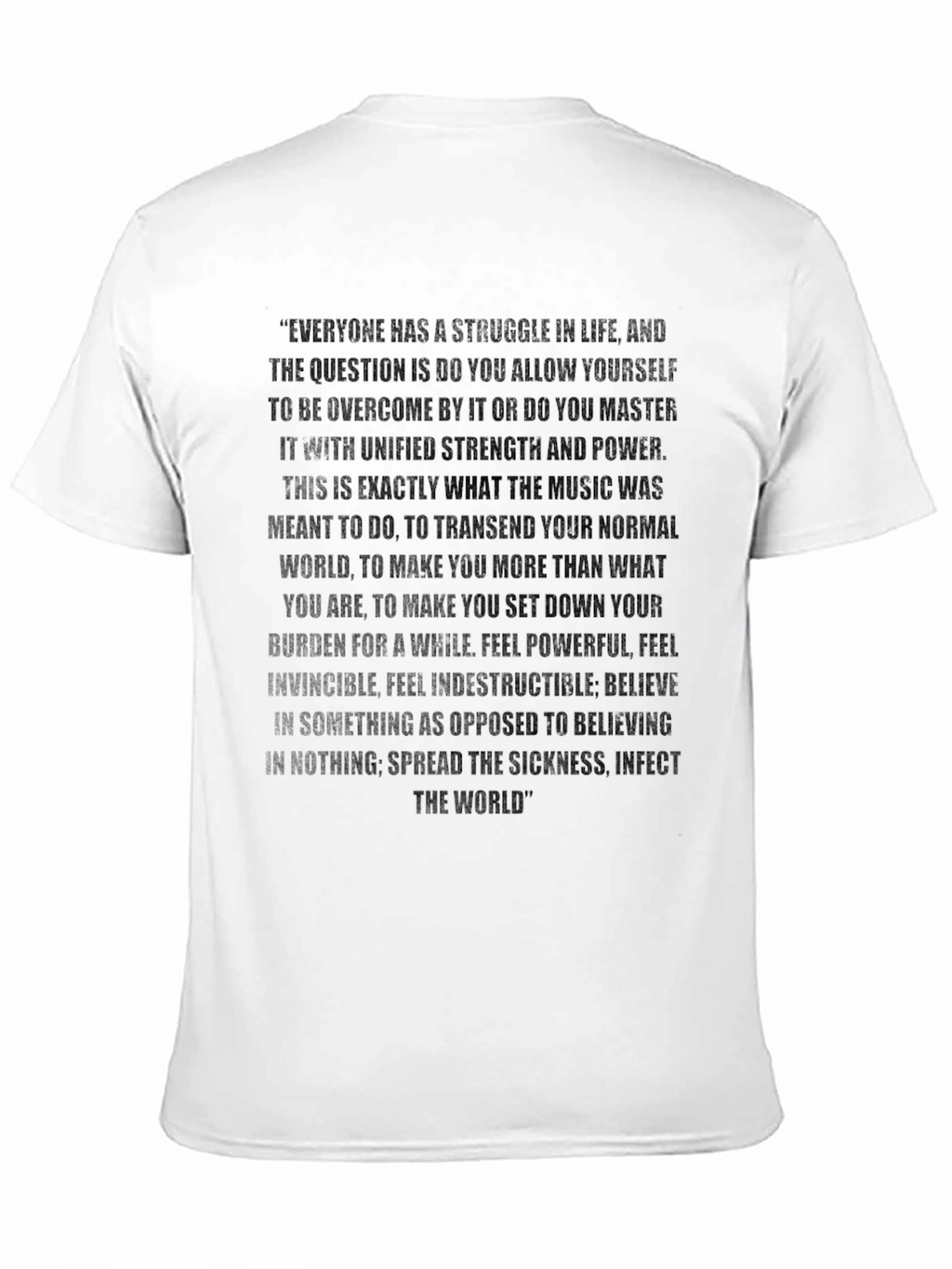 Inspirational Quote T-Shirt - Strength & Power